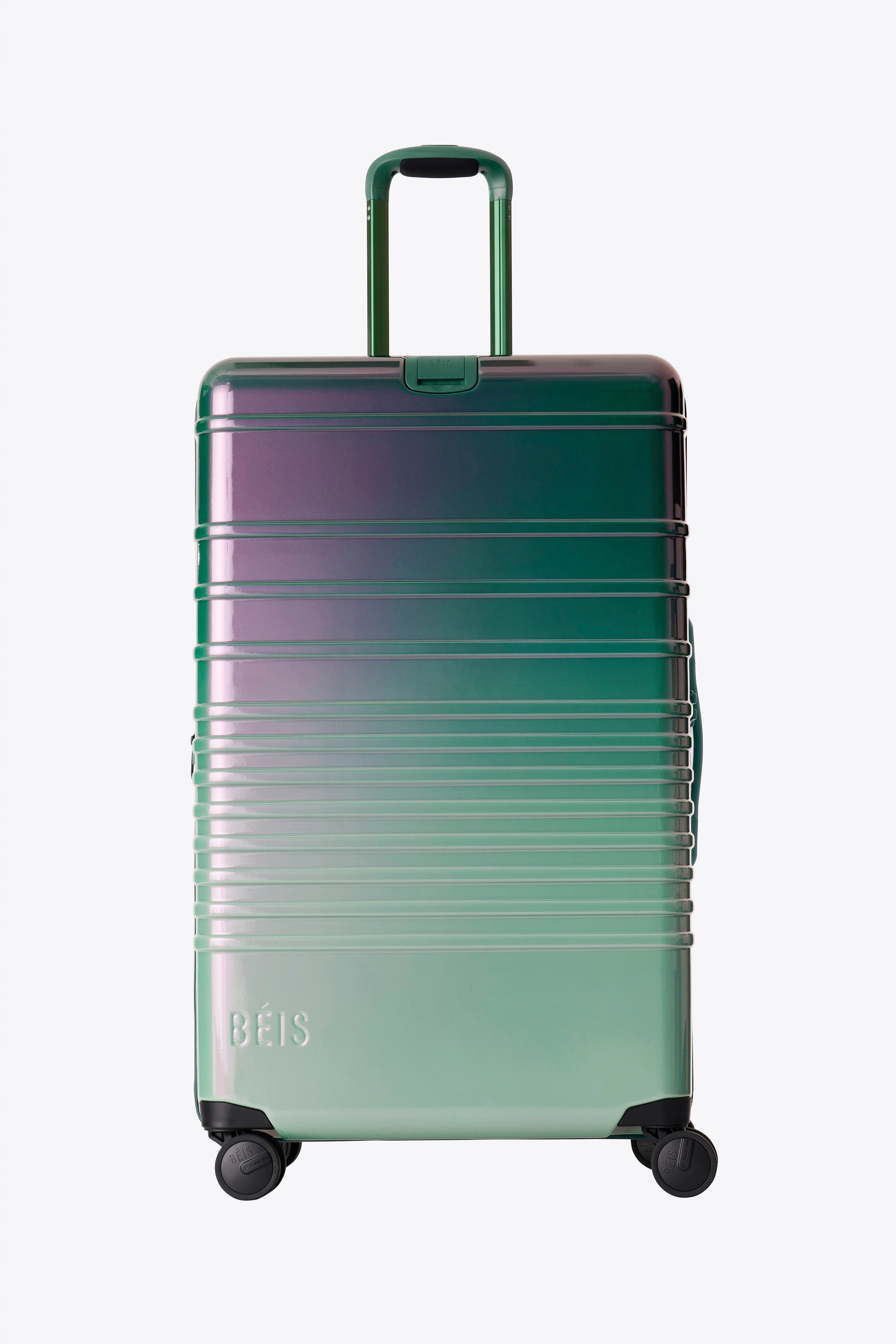 Large Check-In Roller Luggage in Wicked Green - Perfect for Air Travel & Business Trips
