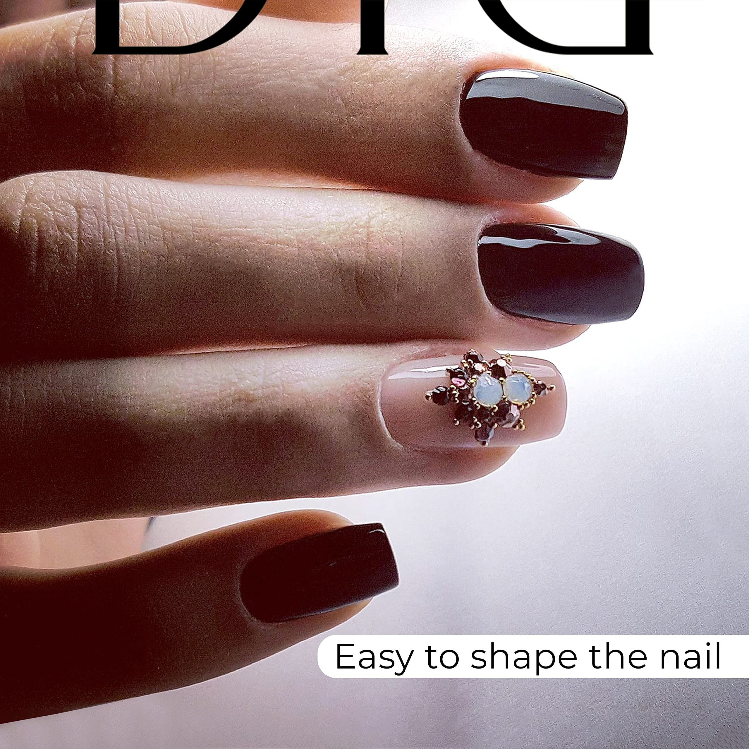Premium UV Nail Construction Gel for Extensions & Modeling - Semi-Permanent LED/UV Builder Gel - 50ml Professional Nail Art Gel for Salon & Home Use - Perfect for Manicures, Nail Enhancements & Creative Designs
