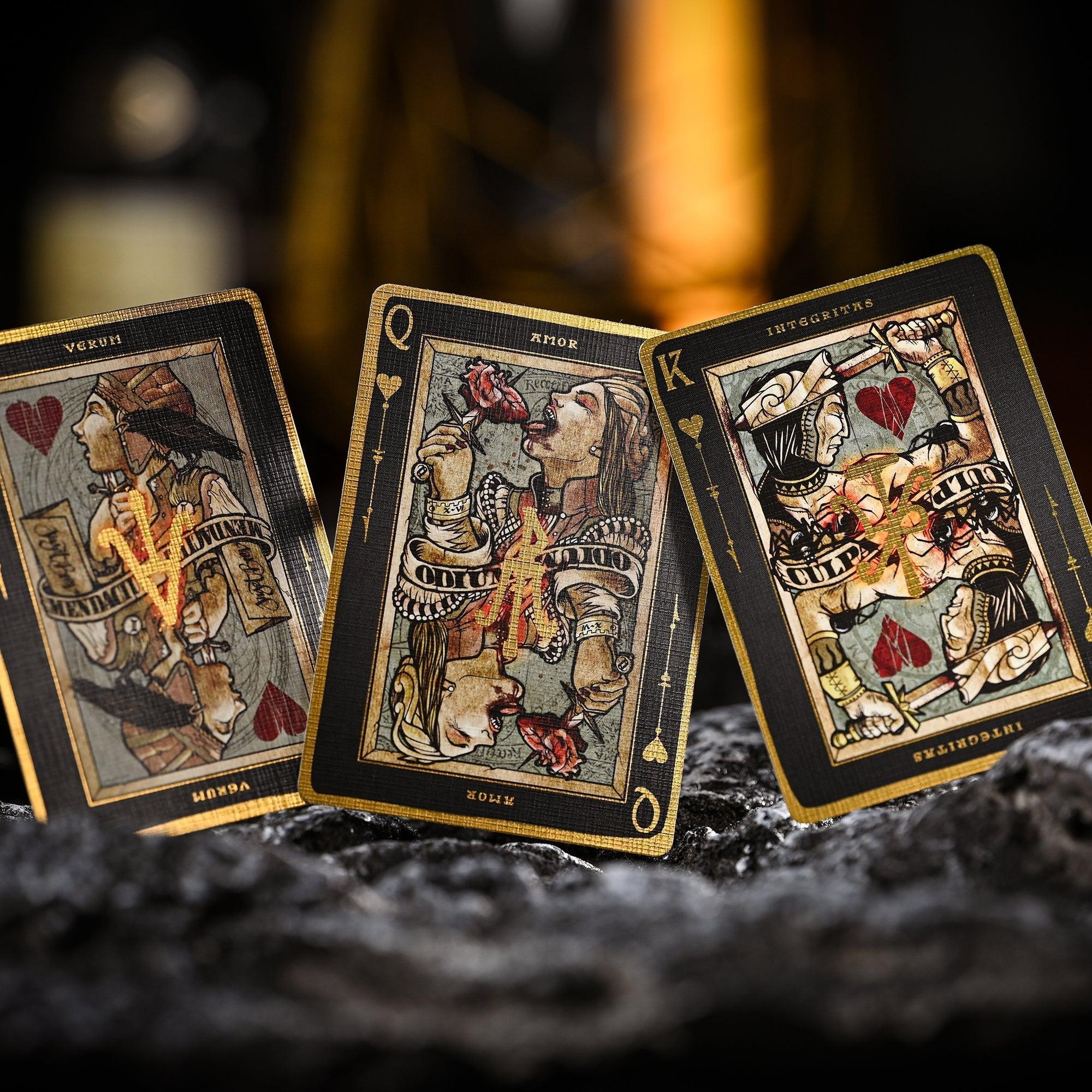 Black Requiem Counterspell Playing Cards - Premium Gothic Magic Themed Deck for Collectors & Card Games | Perfect for Poker, Magic Tricks & Game Nights