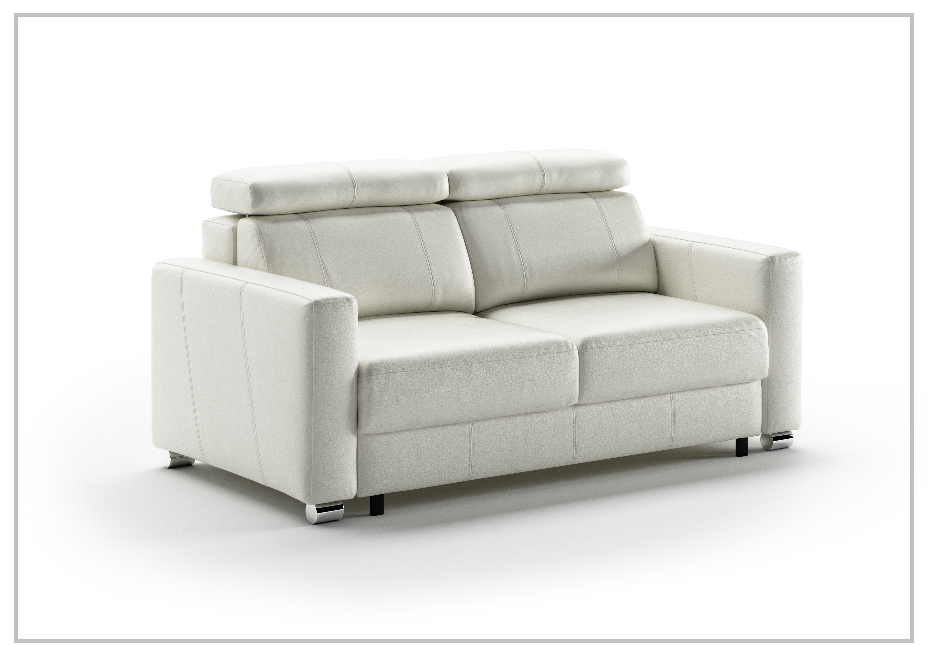 Luonto West Level 2 Seater Queen Loveseat Sleeper Sofa Bed - Convertible Comfort for Small Spaces, Guest Rooms & Apartments