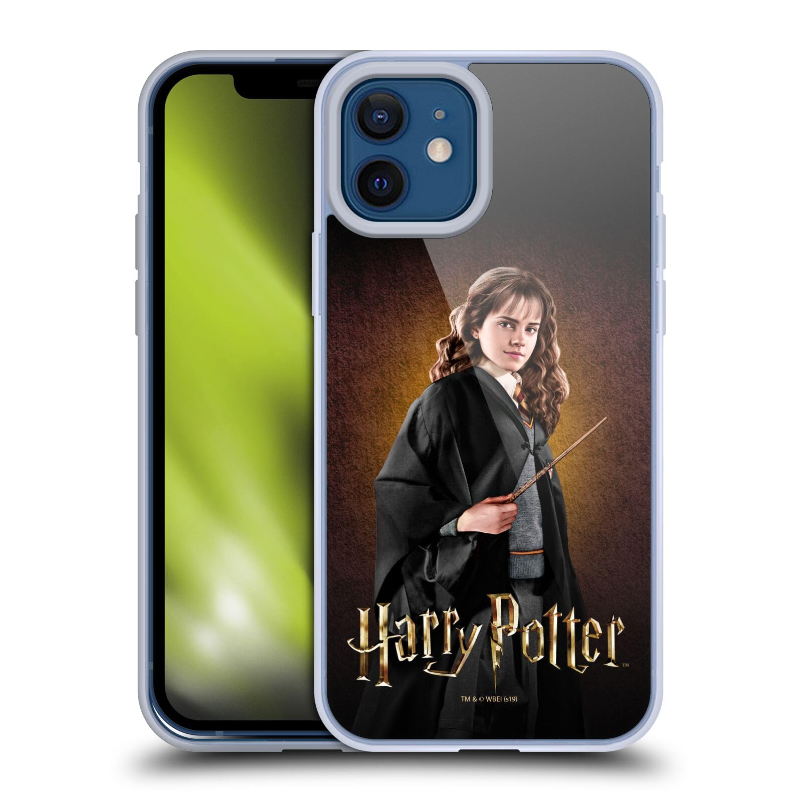 Official Harry Potter Hermione Granger Chamber of Secrets iPhone 12 Case - Soft Gel Phone Cover for iPhone 12/12 Pro - Perfect for Potter Fans, School, Work & Daily Protection