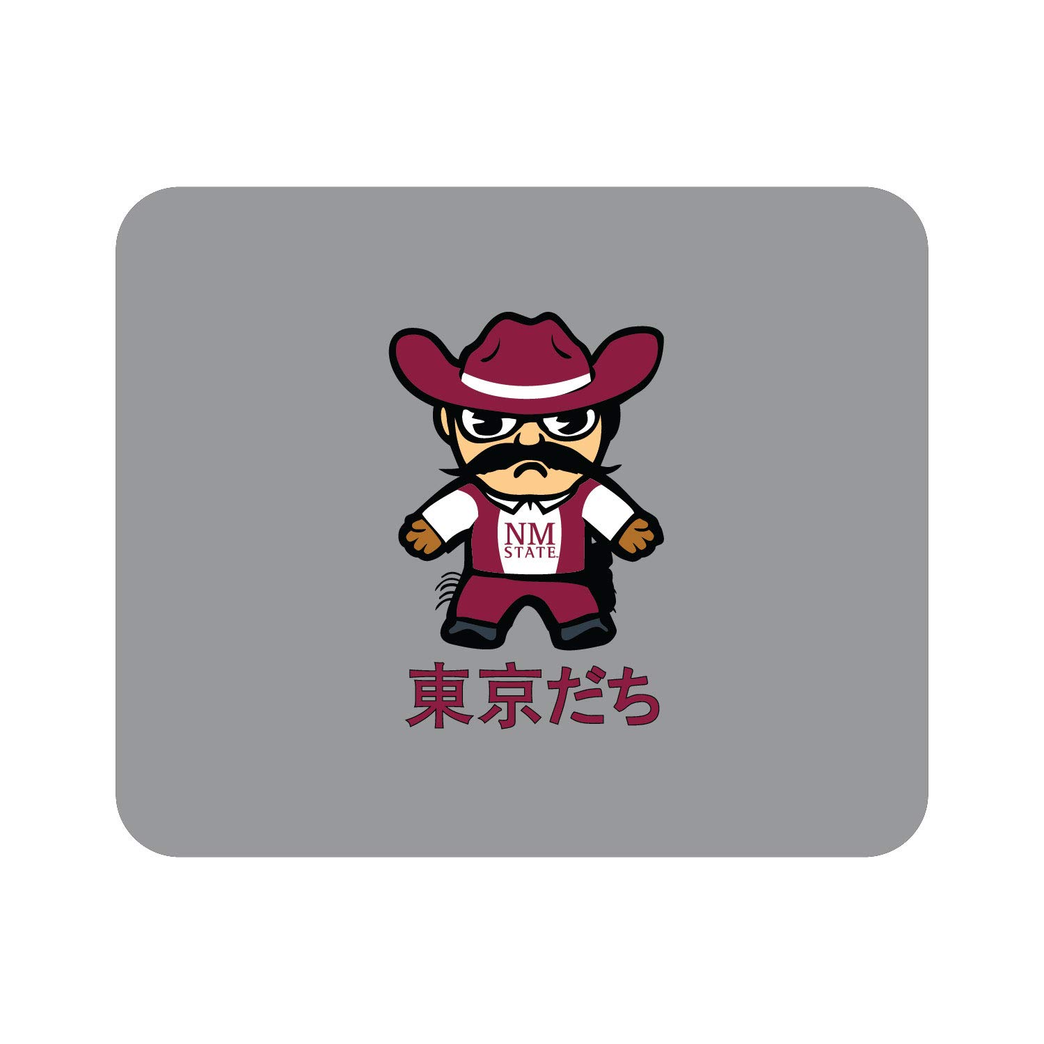 OTM Essentials New Mexico State University Standard Fabric Mouse Pad - Non-Slip Desk Accessory for Gaming & Office Work - Classic Design by Tokyodachi - Perfect for Home, Office & Dorm Room Setup