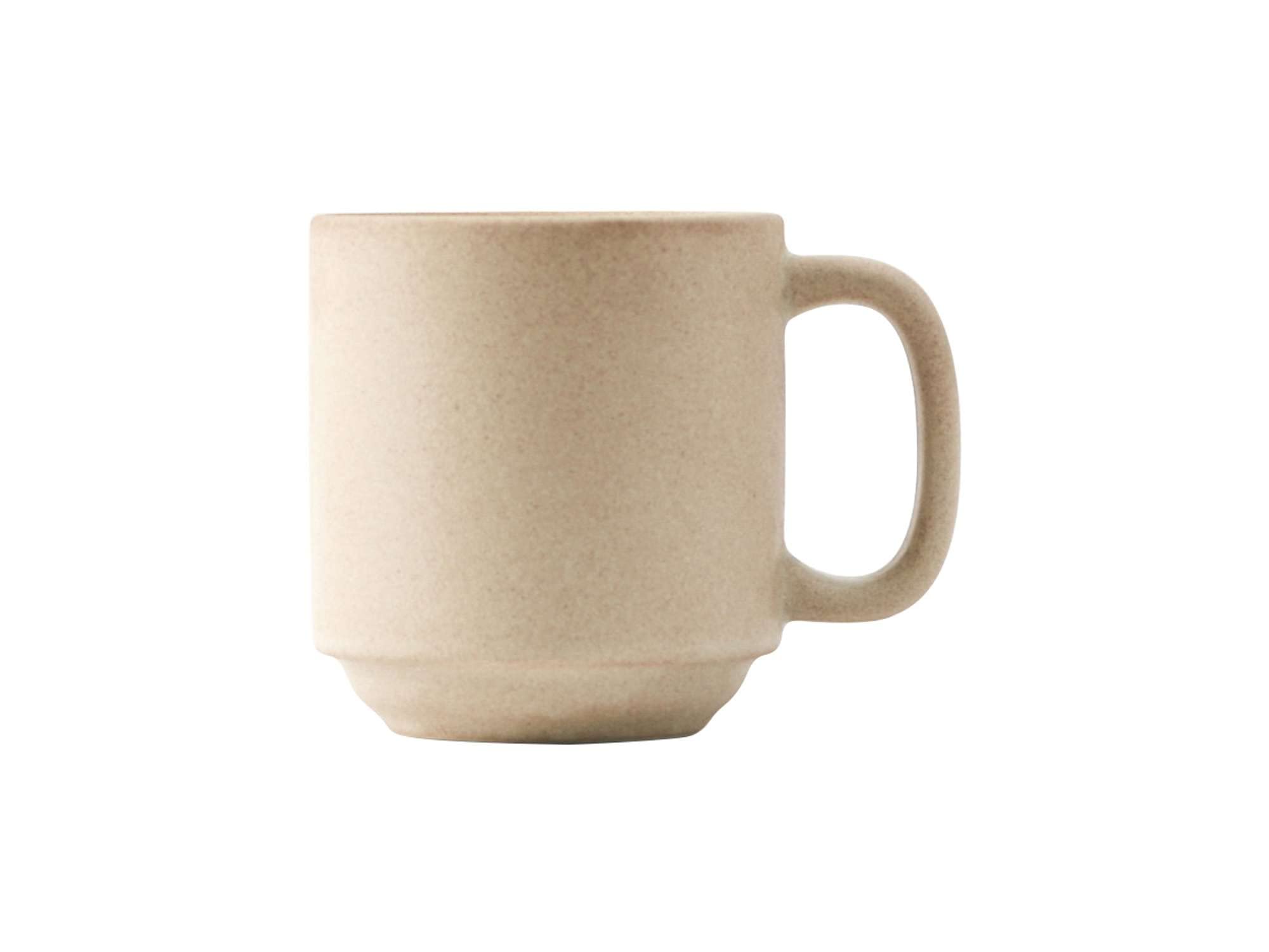 Tuxton Zion Matte Beige 11-Oz Stackable Yukon Mug - Set of 24, Scratch & Chip Resistant, Lead & Cadmium Free, Dishwasher & Microwave Safe - Perfect for Coffee, Tea, Hot Cocoa, Office Use & Home Decor