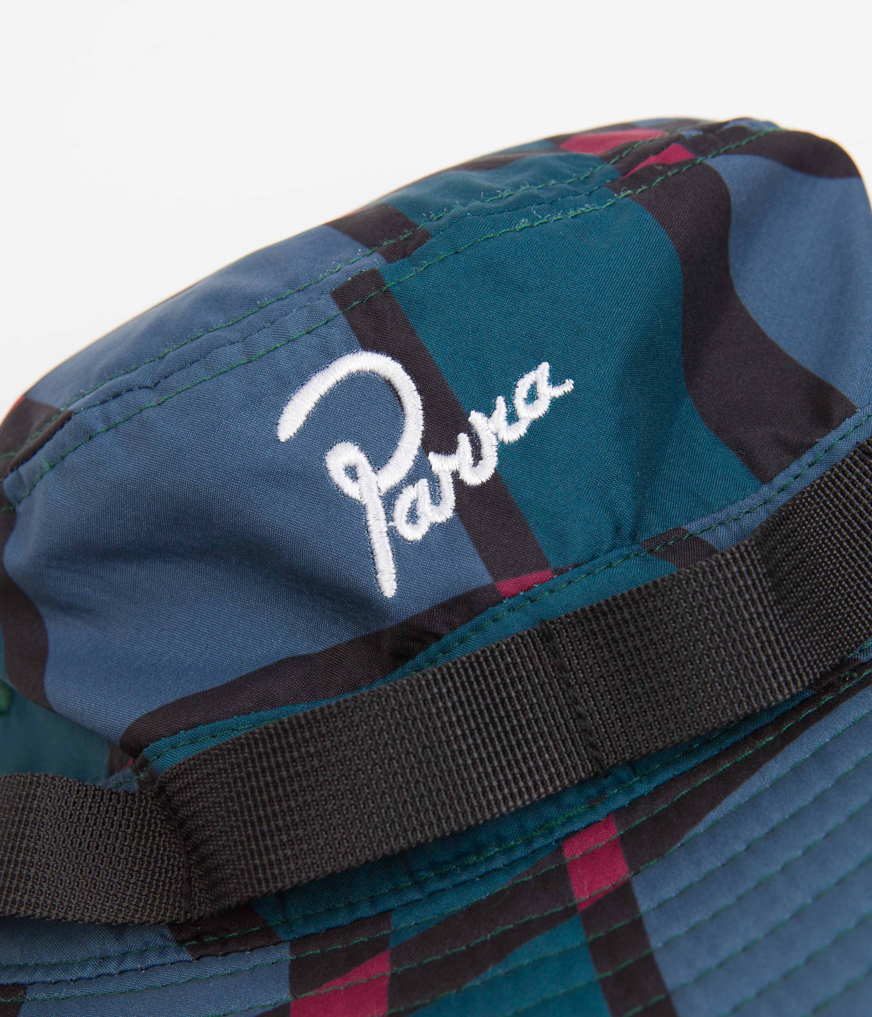 Parra Squared Waves Pattern Safari Hat - Stylish Sun Protection for Outdoor Adventures, Travel & Beach Vacations