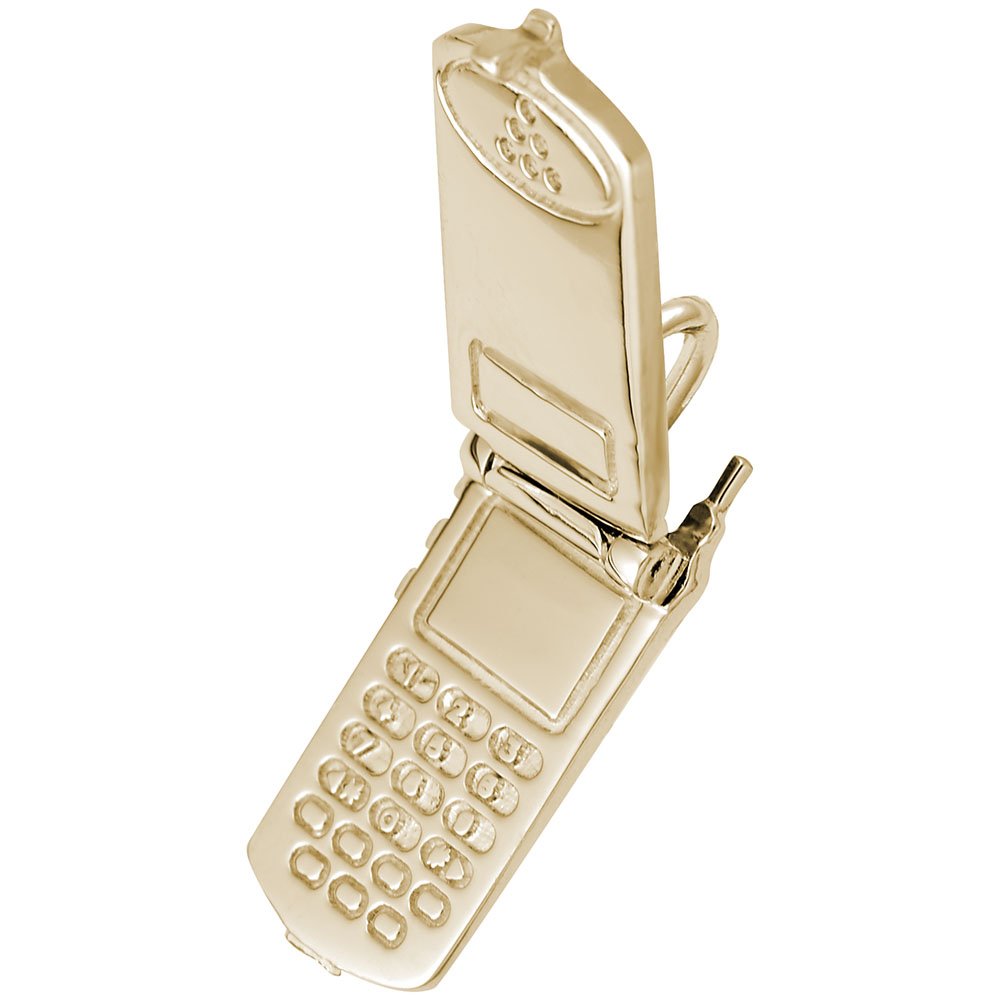 Vintage Flip Phone Charm - Cute Miniature Cell Phone Pendant for Bracelets, Necklaces & DIY Jewelry Making - Perfect for 90s Themed Parties, Retro Fashion Accessories & Kawaii Gifts