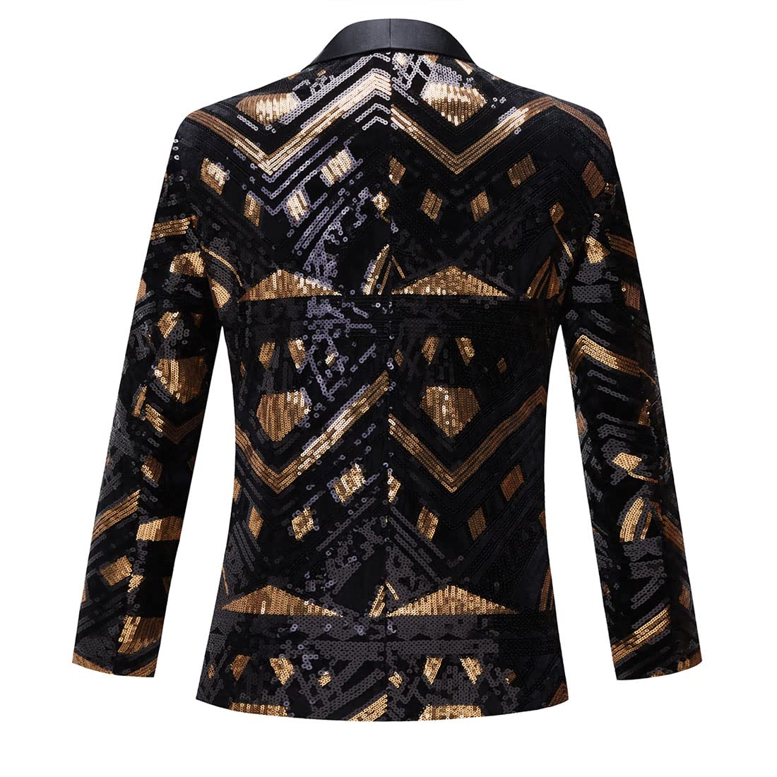 Men's Stylish Colorful Sequin Blazer Jacket for Party, Wedding & Special Occasions - Fashionable Formal Wear with Eye-Catching Patterns