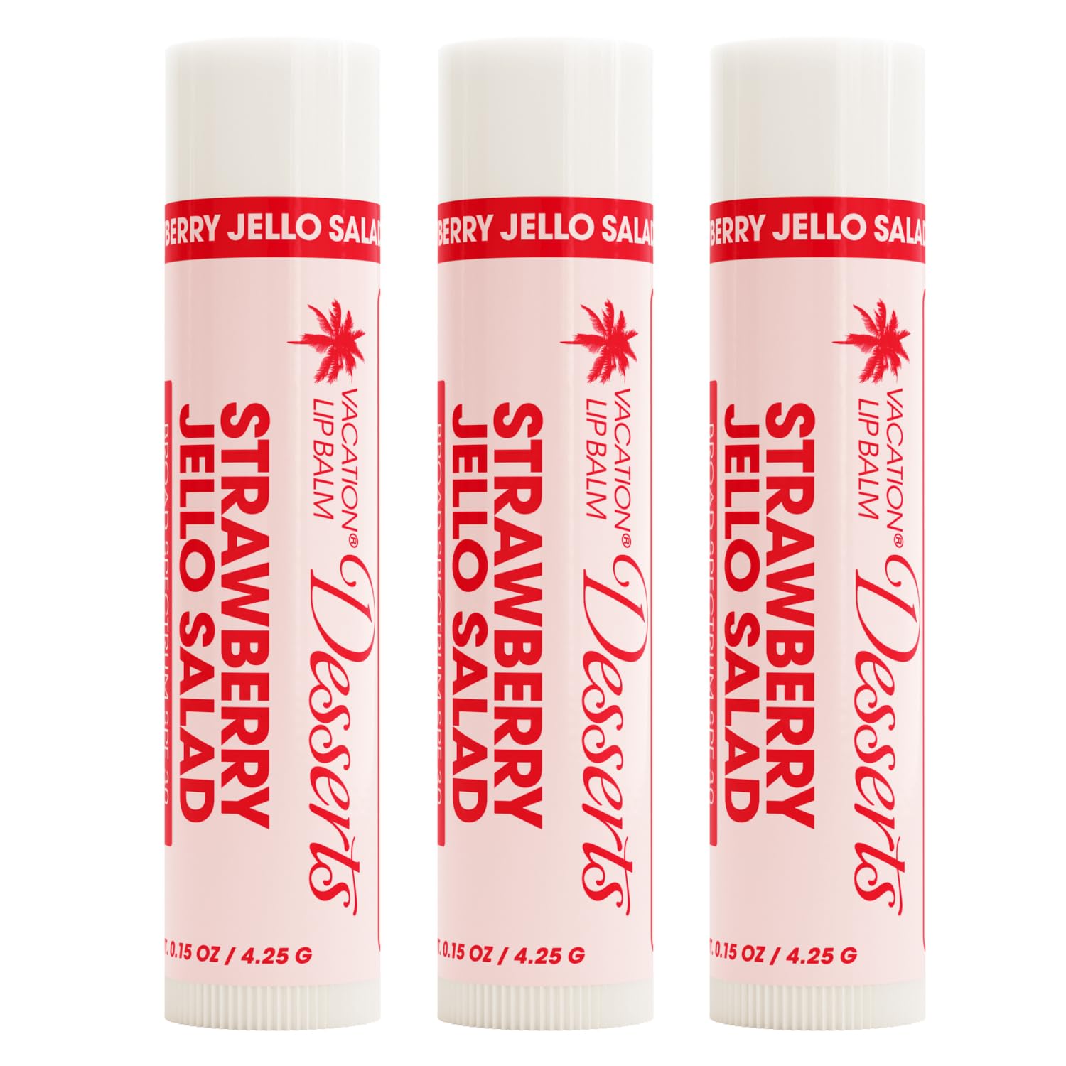 SPF 30 Vegan Lip Balm - Hydrating Sunscreen for Lips, Water-Resistant & Lightweight - Perfect for Beach Vacations