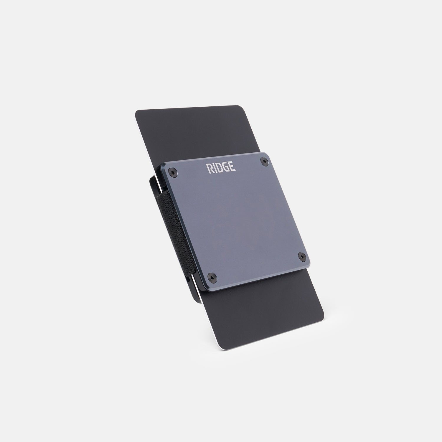 The Ridge Lite Slim Minimalist Wallet - Gunmetal Finish | RFID Blocking & Ultra-Thin Design | Perfect for Everyday Carry, Travel & Minimalist Lifestyle