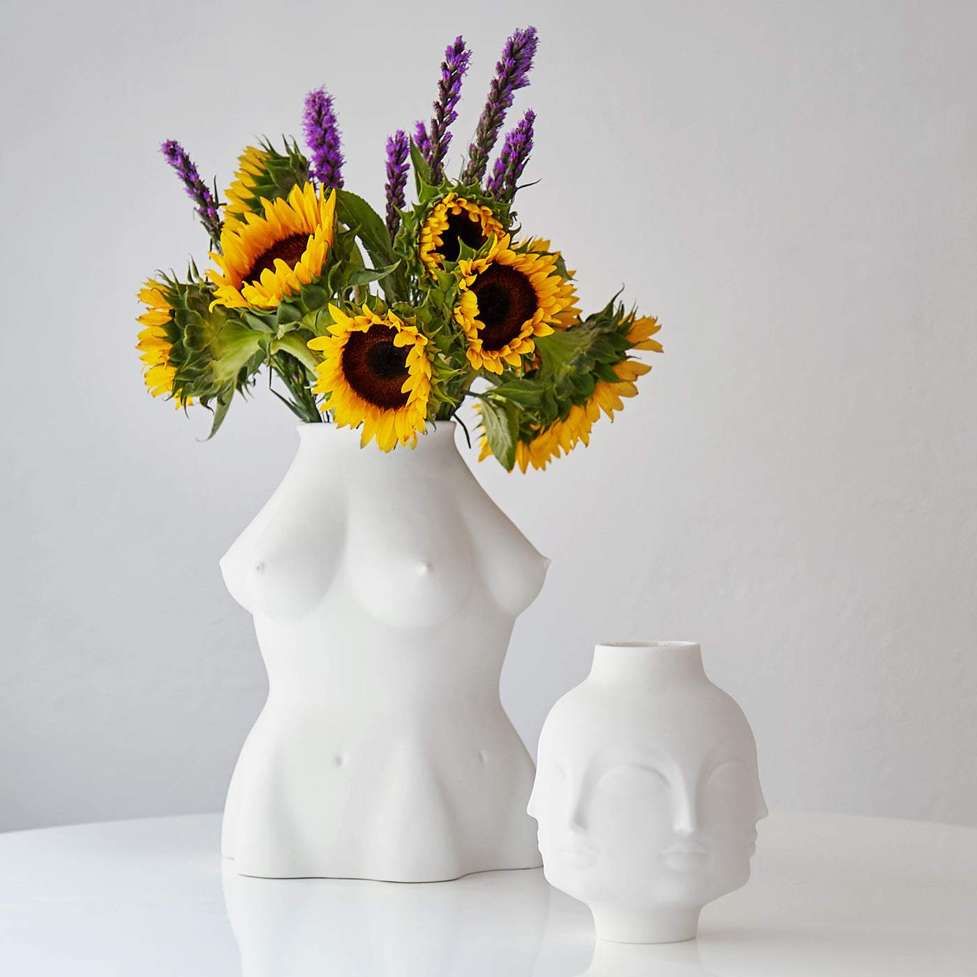 Dora Maar Vase - Modern Ceramic Home Decor for Living Room, Bedroom & Office | Elegant Flower Vase for Centerpieces, Wedding & Housewarming Gifts