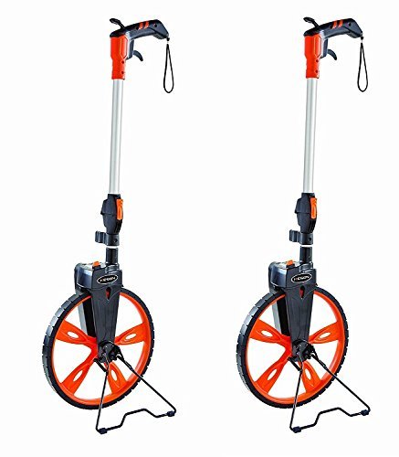 Keson RRT12 3-Foot Top Reading Measuring Wheel - Accurate Center Line Measurement Tool (2-Pack) - Perfect for Construction, Land Surveying & Road Marking Projects