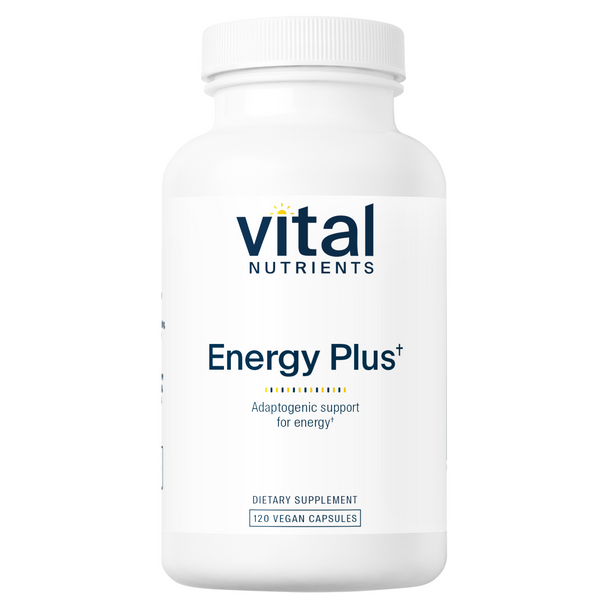 Vital Nutrients Energy Plus - Natural Energy Booster Supplement for Enhanced Focus & Stamina - Supports Daily Performance & Workout Recovery