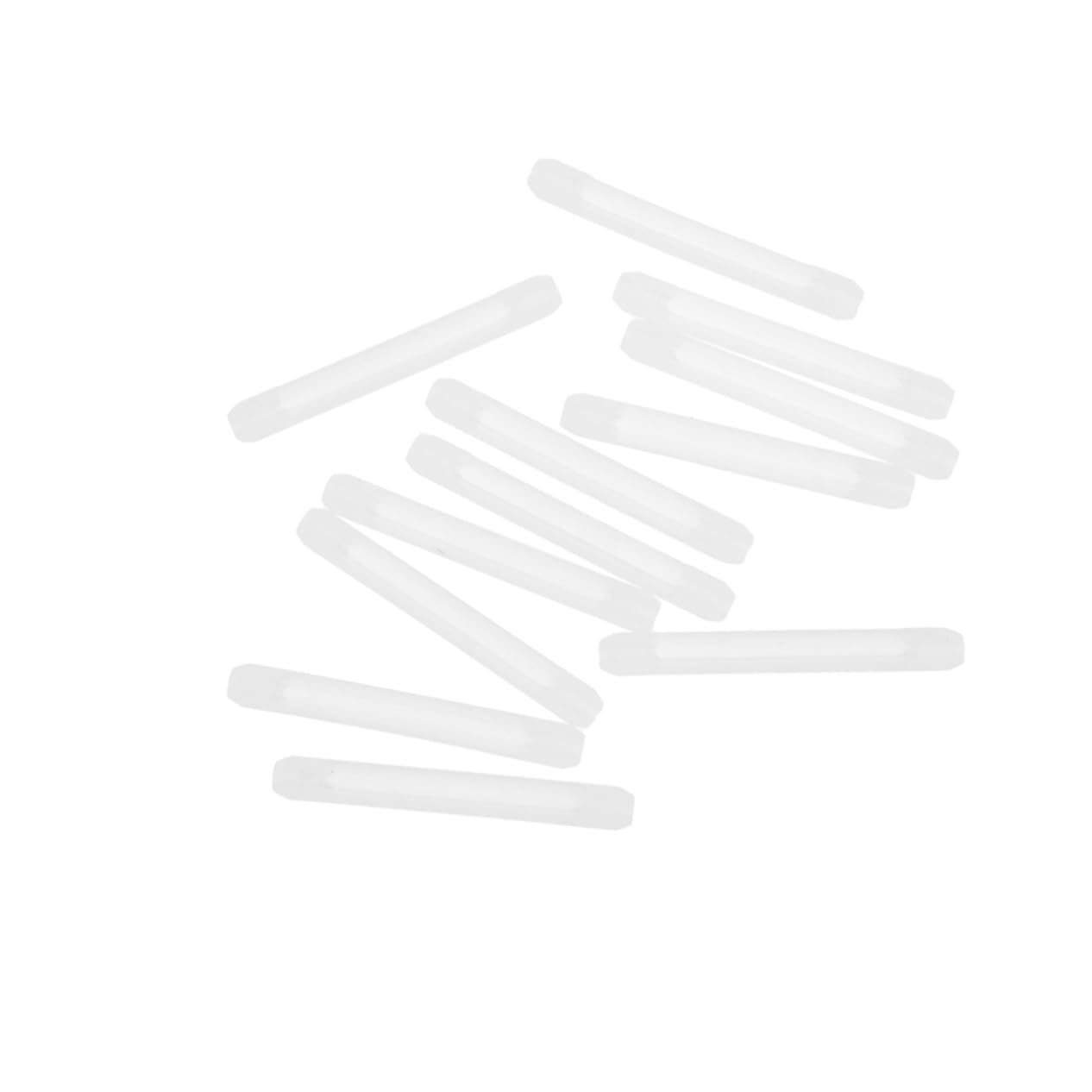 OSALADI 60-Pack Silicone Glasses Temple Tips - Non-Slip Eyeglass Ear Hook Protectors, Anti-Slip Nose Pads & Comfortable Eyewear Accessories (White) - Perfect for Reading, Working & Daily Wear
