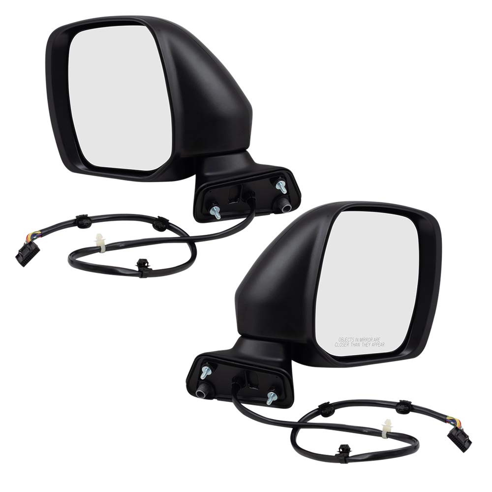 Replacement Power Auto Tilt Side Mirrors Compatible with Nissan Quest 2011-2017 - Perfect for Parking Assistance & Blind Spot Safety