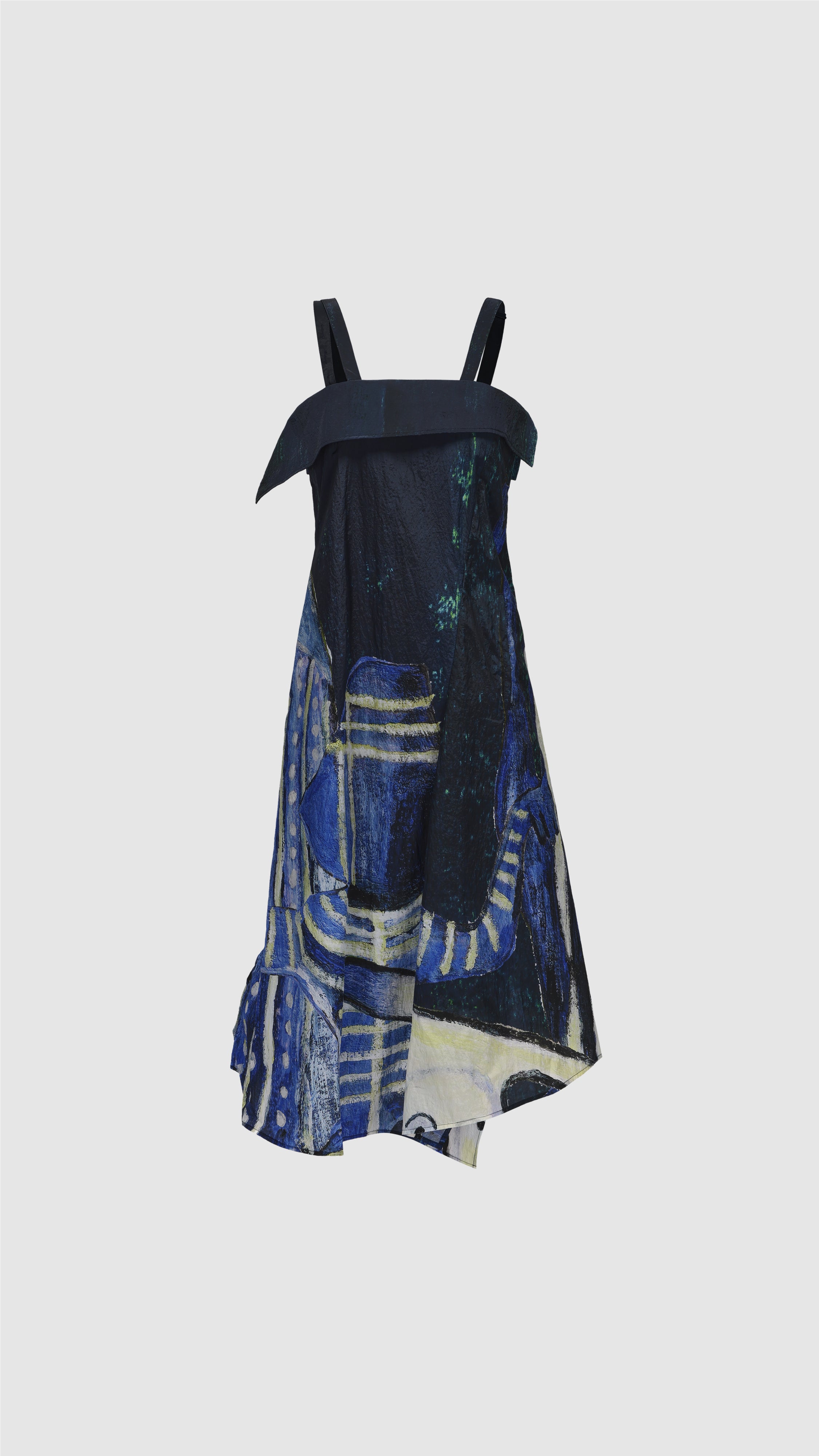 Selk'Nam Graphic Printed Cami Dress - Women's Summer Sleeveless Flowy Tank Dress for Beach, Vacation & Casual Wear