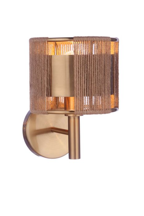 Craftmade Kensey Single Light Wall Sconce - Modern Wall Mounted Fixture for Bedroom, Hallway & Living Room Lighting Decor