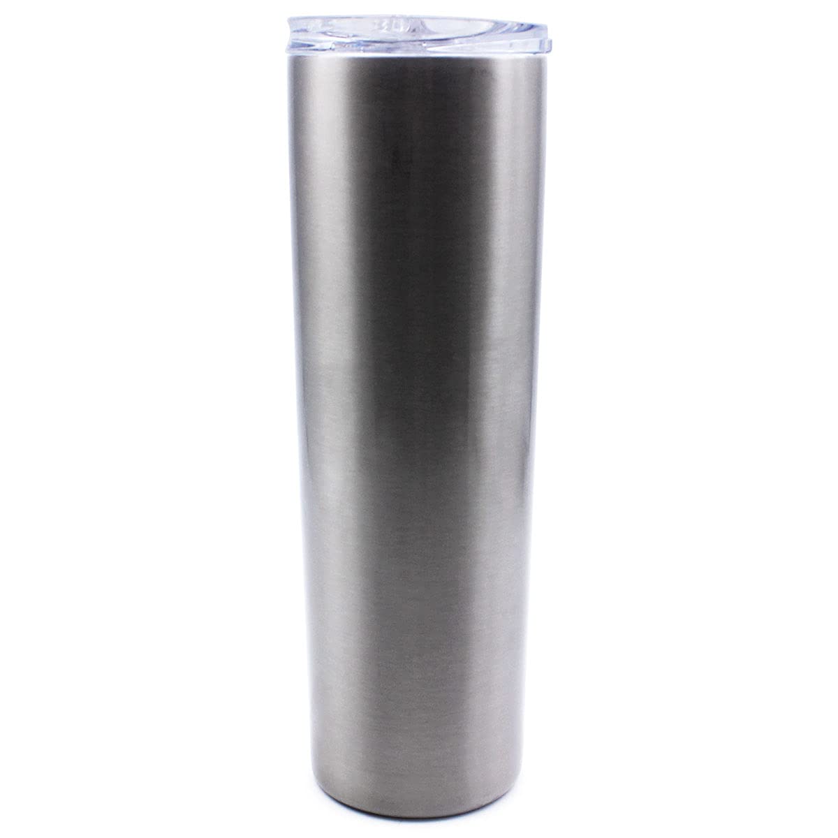 QOMOLANGMA 10-Pack Sublimation Blank White Skinny Tumbler - 30oz Stainless Steel Vacuum Insulated Travel Mug with Sealed Lid & Straw - Perfect for Heat Transfer Printing, Outdoor Adventures, Gym, Office & Daily Hydration