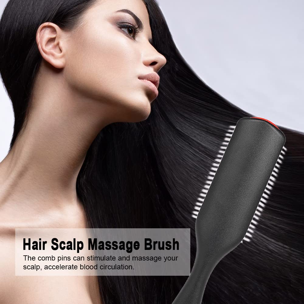 Scalp Massage Brush for Women - Anti Static Hair Comb with Soft Handle for Detangling & Styling - Perfect for Daily Hair Care, Salon Styling & Relaxing Scalp Massage