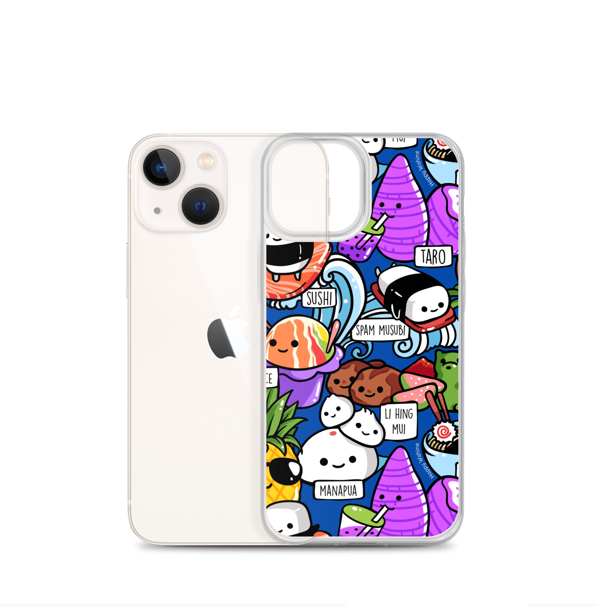 Premium Clear iPhone Case with Craving Hawaii Blue Design - Slim Protective Cover for iPhone [Models] - Perfect for Everyday Use, Travel & Outdoor Activities