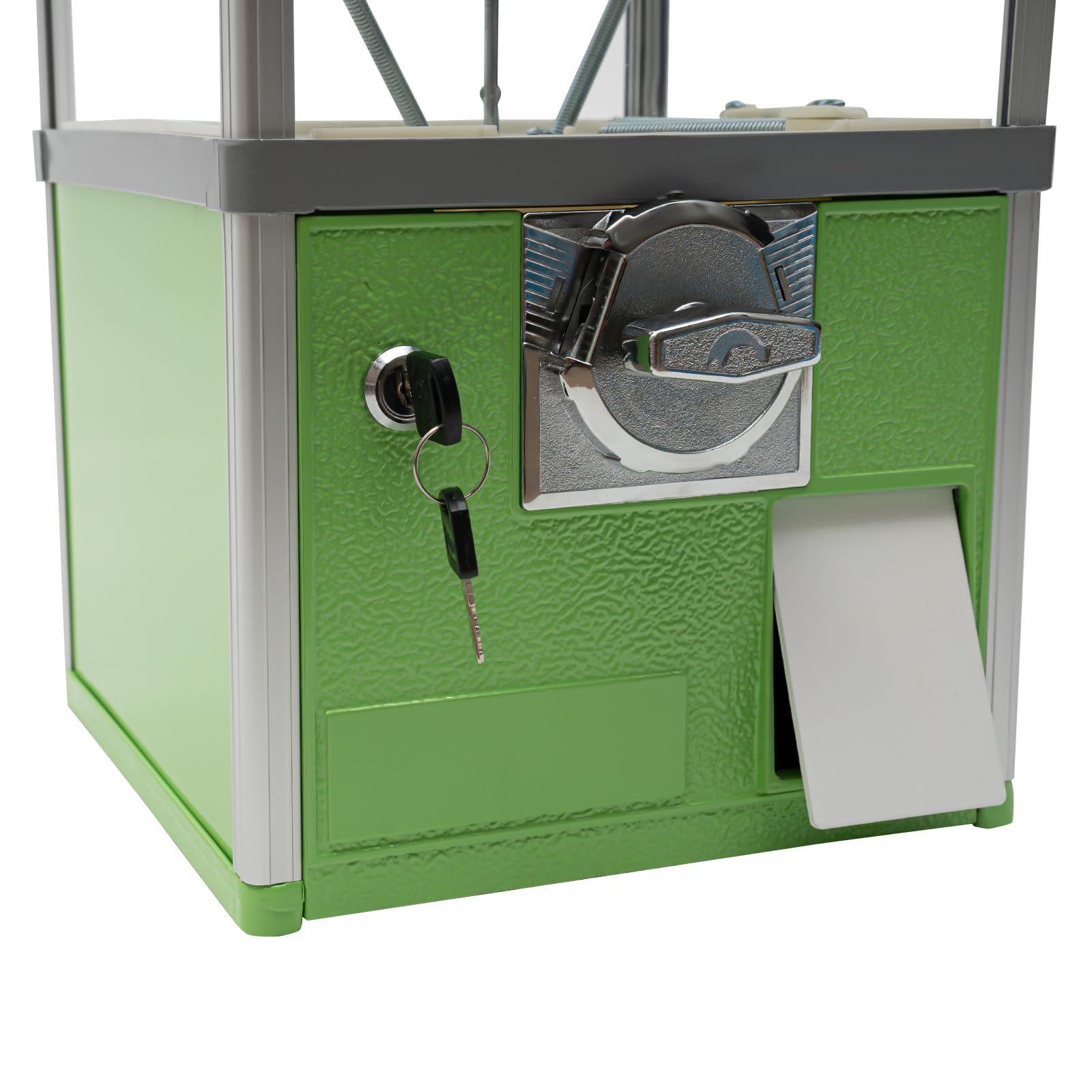Commercial Candy Gumball Vending Machine - Automatic Capsule Dispenser for Retail Stores with 1.77-1.97in Round Capsules (Green) - Perfect for Arcades, Malls, and Convenience Stores - Accepts 25 Cent Coins
