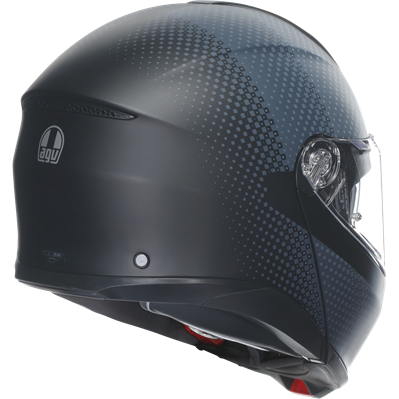 AGV Tourmodular Textour Motorcycle Helmet - Matt Black / Grey - Lightweight & Comfortable for Long Rides, Commuting & Adventure Touring