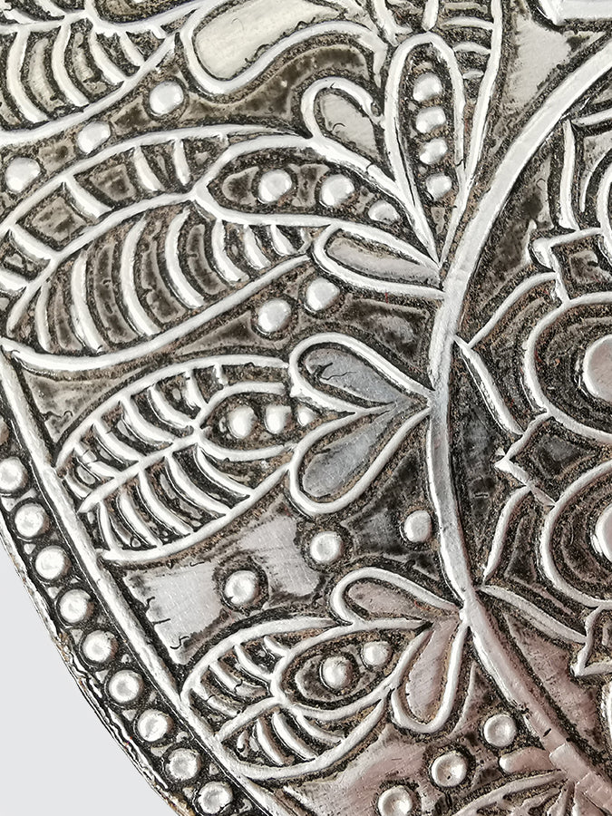 Namaste Hamsa Hand Embossed Incense Ash Catcher Holder - Spiritual Decor for Yoga Meditation & Home Altar