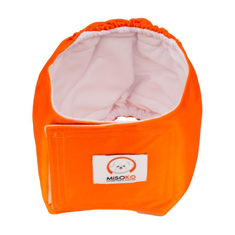 Misoko Reusable Dog Diapers for Male Dogs - Washable & Leak Proof - 3 Pack (Voyage) - Perfect for Travel, House Training & Senior Dogs