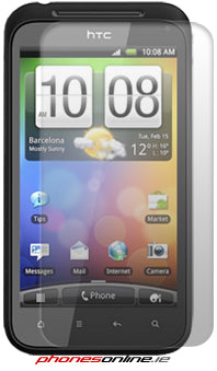 HTC Incredible S Screen Protector (2-Pack) - HD Clear Anti-Scratch Film for Smartphone Protection - Perfect for Everyday Use, Travel & Work