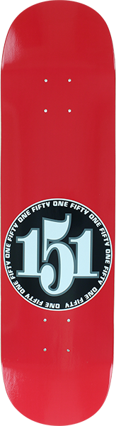 151 Team Numbers Skateboard Deck 7.5