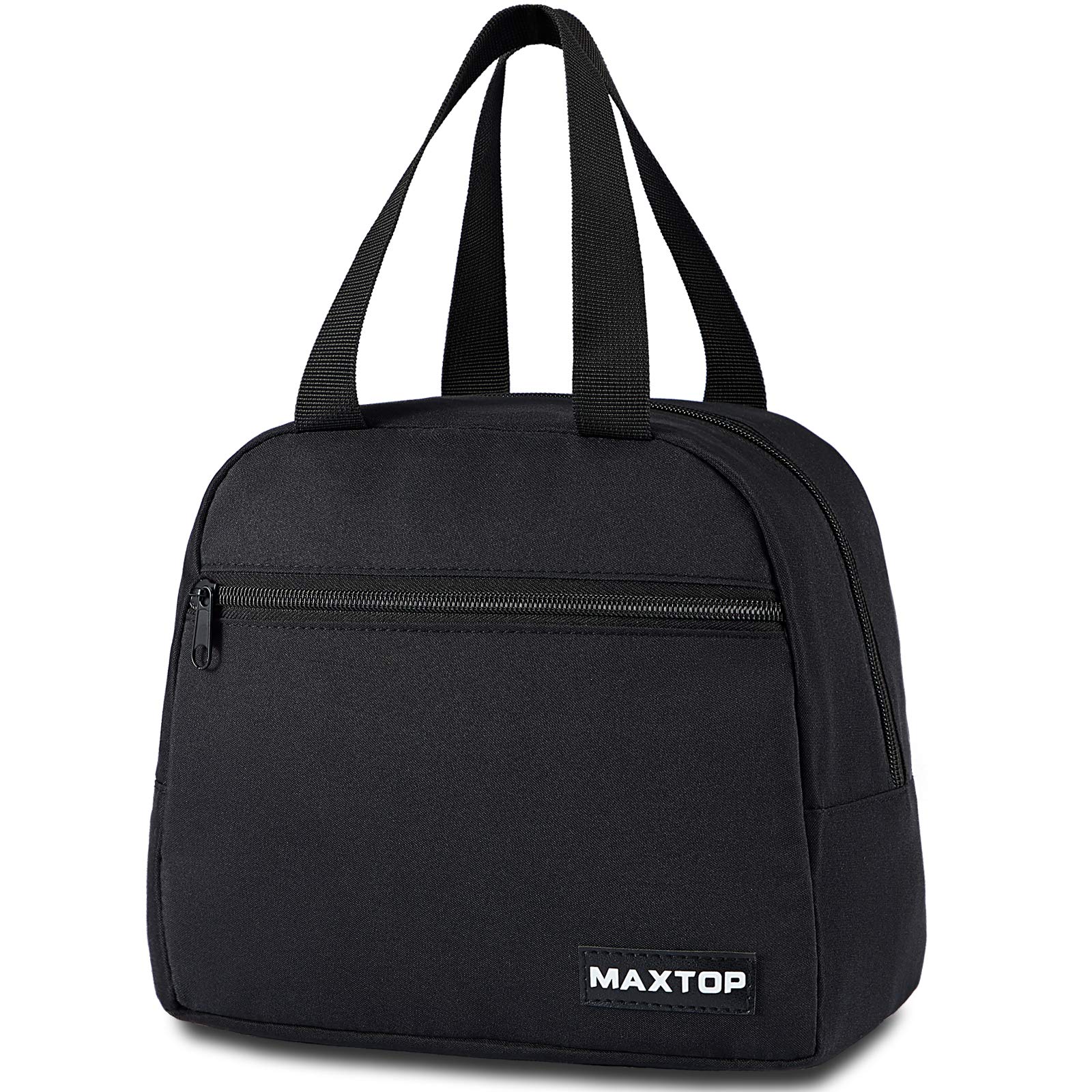 Insulated Lunch Bag for Women & Men - Thermal Lunch Box with Front Pocket & Inner Mesh Pocket, Leakproof Cooler Tote for Work, College, Picnic, Beach, Park & School - Perfect Office Lunch Bag & Outdoor Food Container