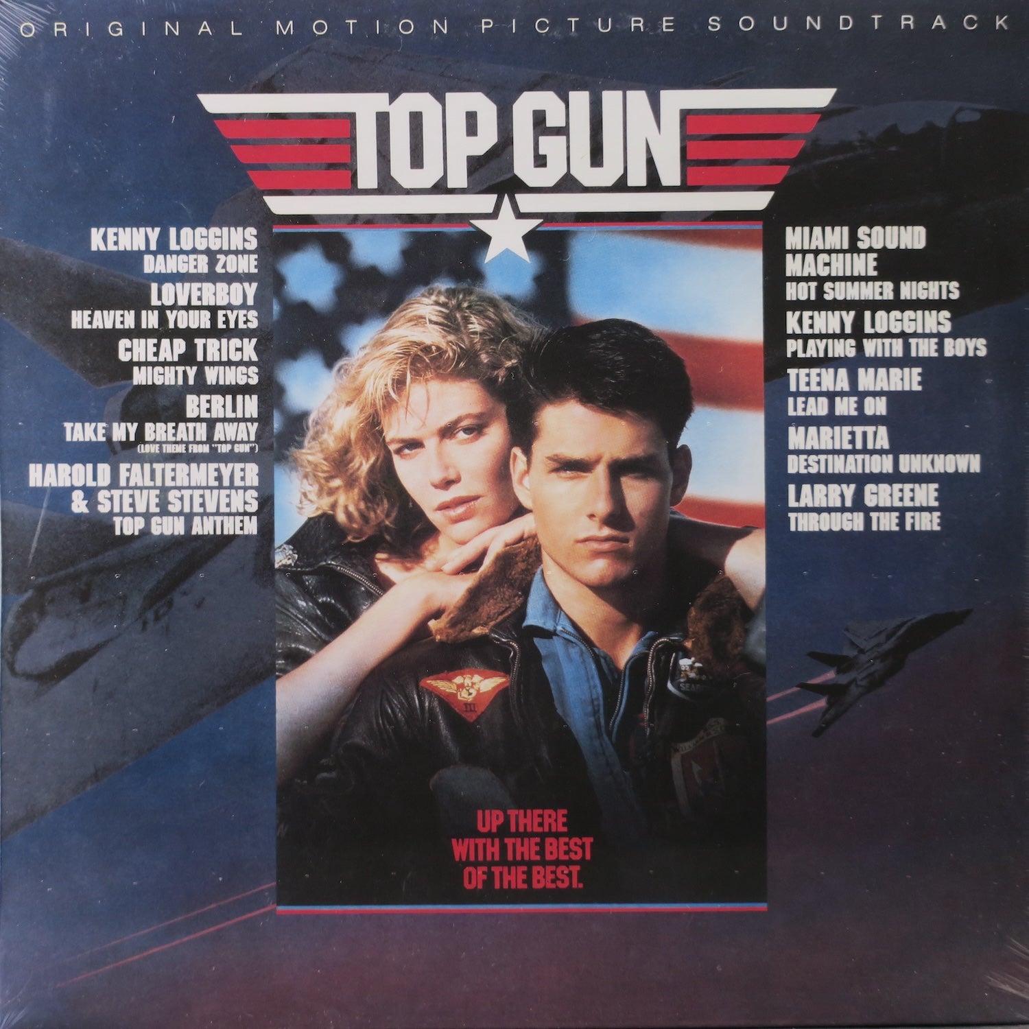 Top Gun Original Motion Picture Soundtrack Vinyl LP – Classic 80s Movie Music for Home Listening & Collectors