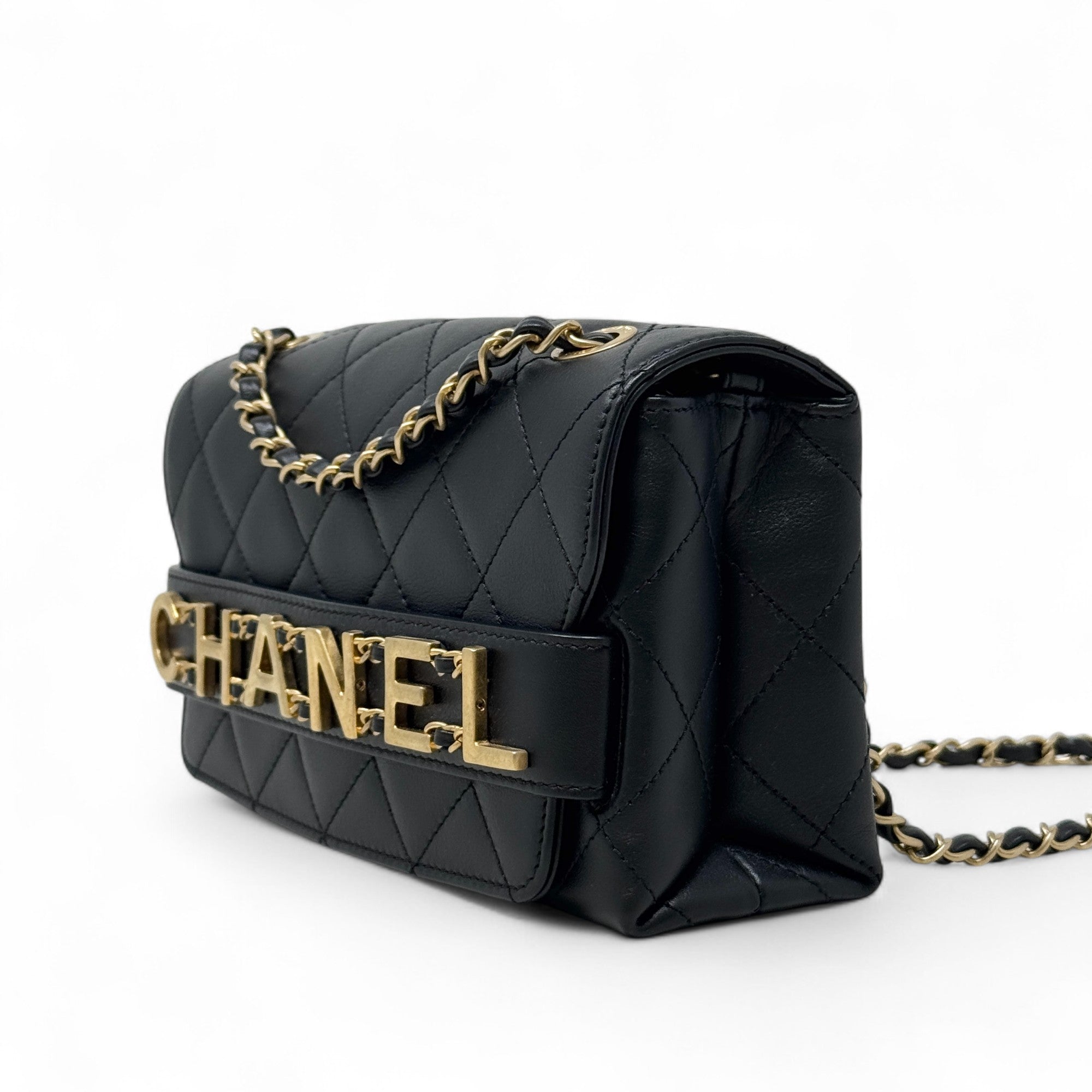 Chanel Black Small Enchained Bag - Luxury Crossbody Bag for Women | Perfect for Evening Parties, Date Nights & Special Occasions