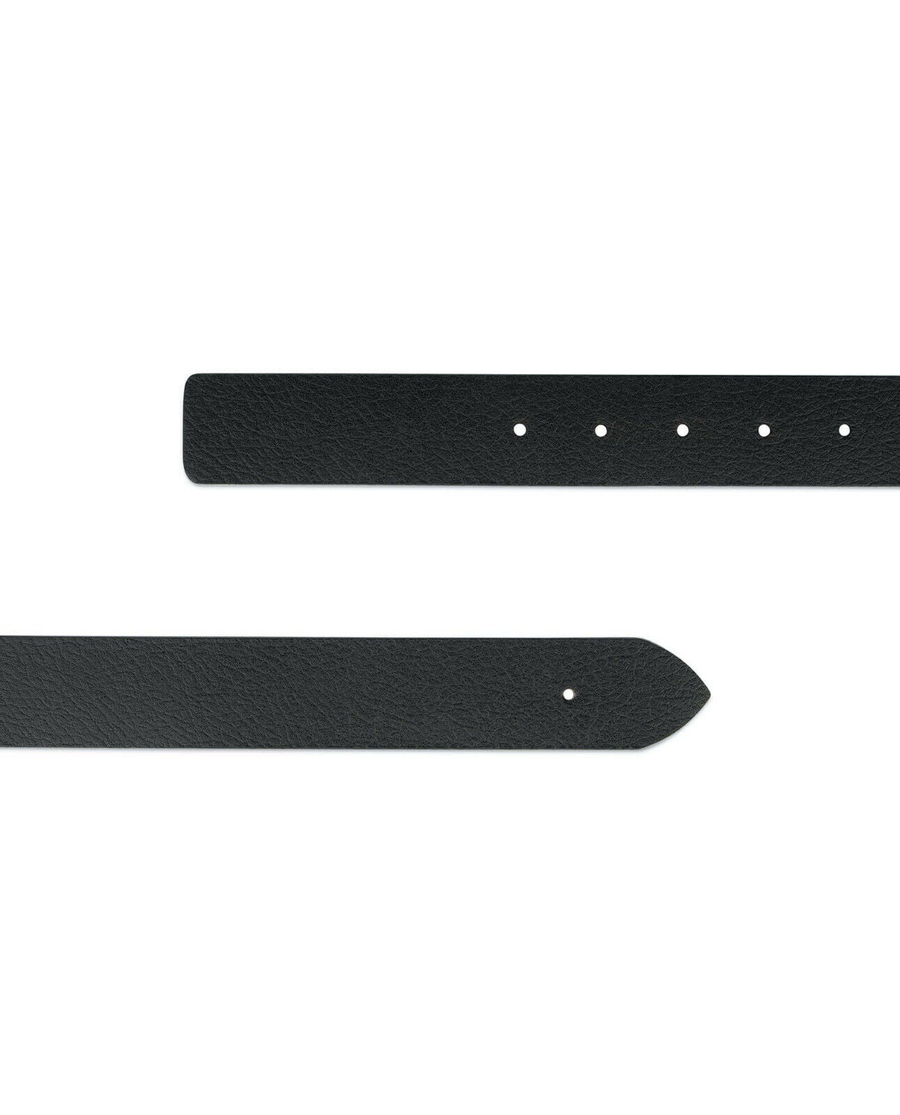 35mm Black Leather Replacement Belt Strap for Louis Vuitton Buckle | Men's Fashion Accessory | Perfect for Business, Casual & Formal Wear