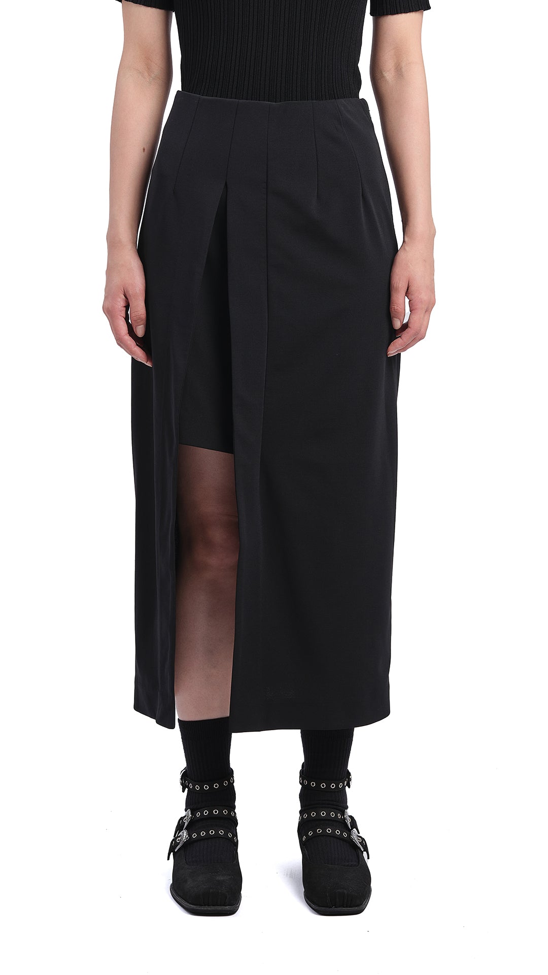 Stylish Pencil Split Skirt for Women - High Waist Office Work Formal & Casual Wear - Perfect for Business, Dating, and Everyday Outfits
