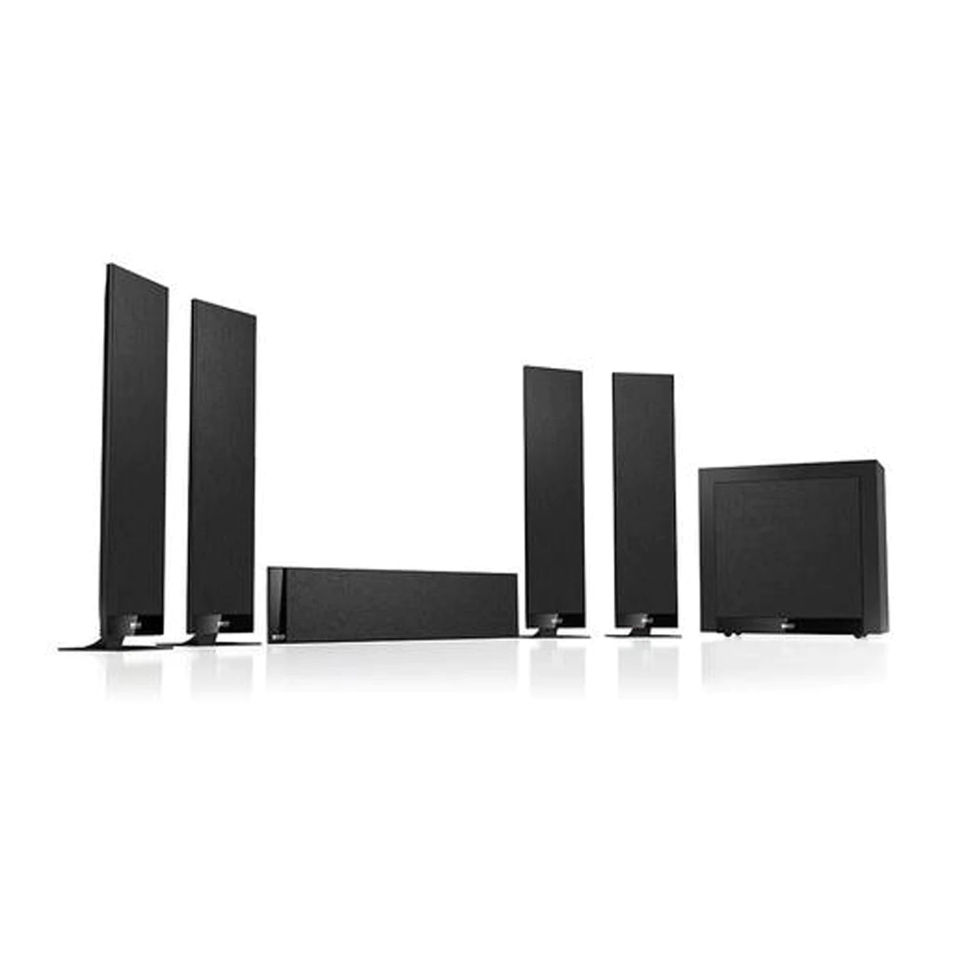 KEF T305 Compact 5.1 Channel Home Theater Speaker System - Perfect for Movie Nights & Gaming Setup