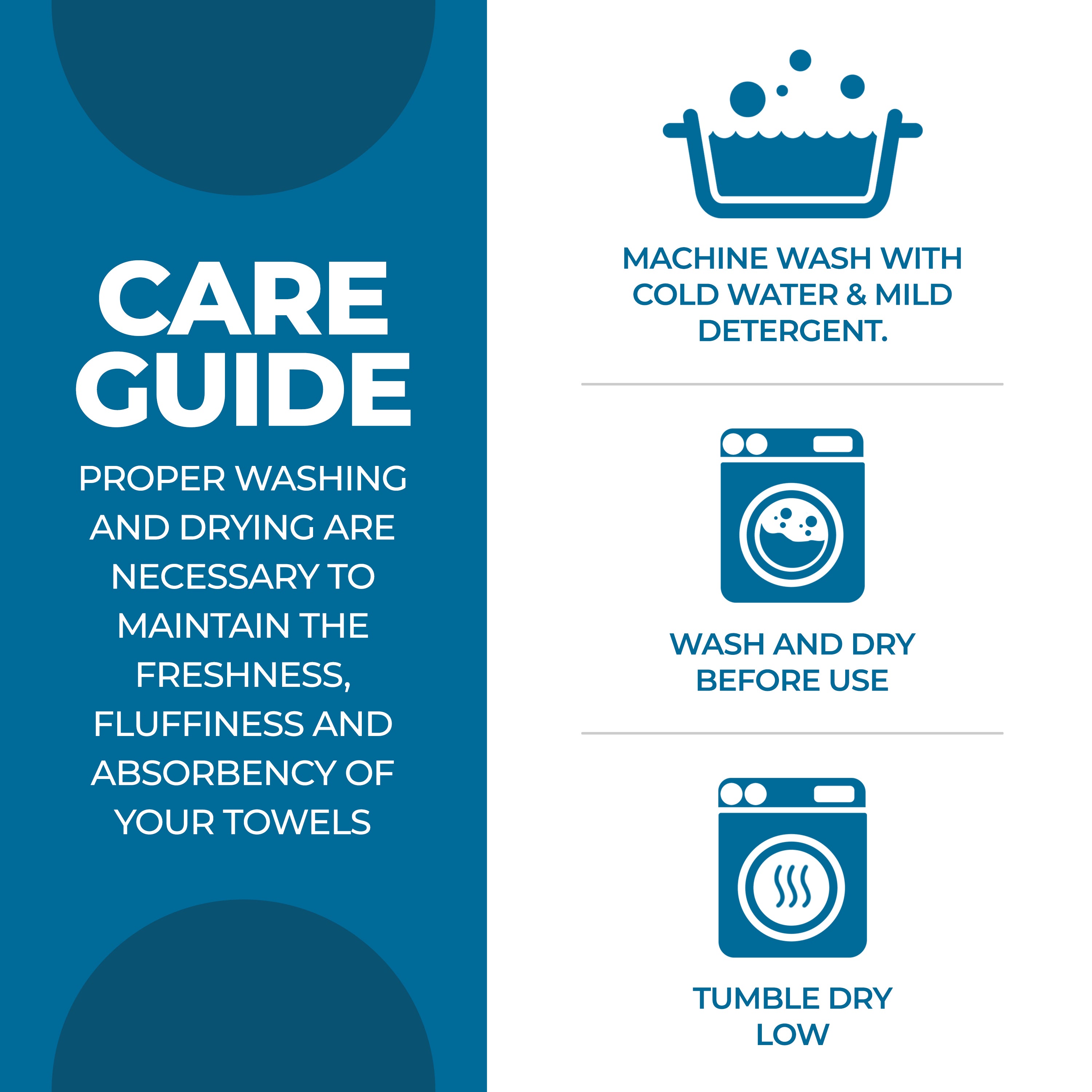 Premium Zero Twist Cotton 3-Piece Towel Set - Ultra Soft, Highly Absorbent, Elegant Solid Color for Bath, Spa & Guest Use