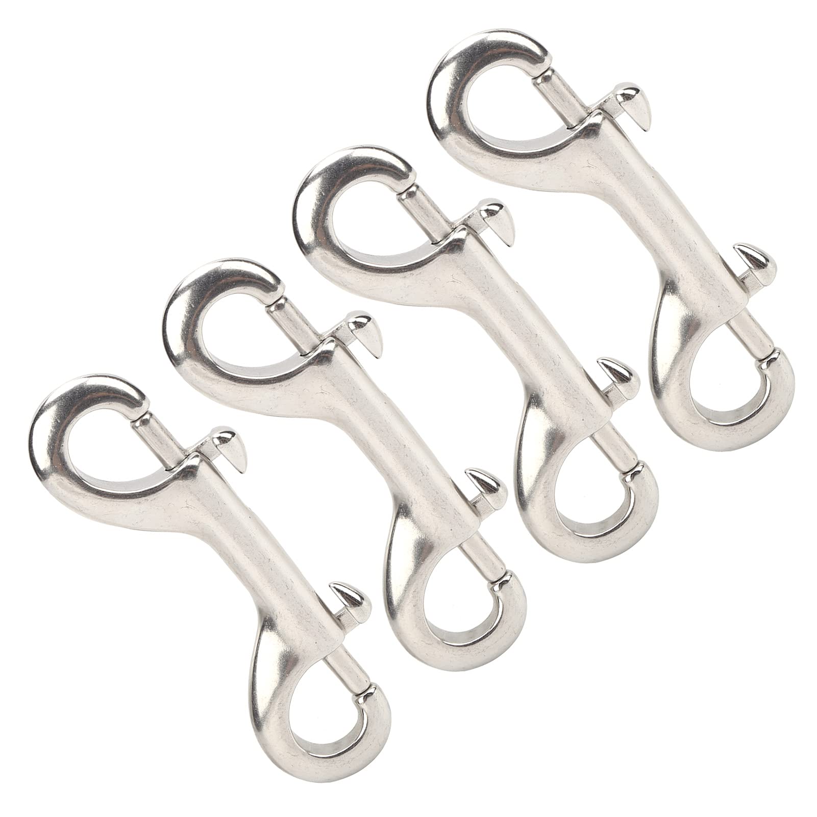 Double Ended Snaps Diving Clips - Heavy Duty Bolt Snap Hooks for Pet Leashes, Door Latches & Scuba Gear | Secure Fasteners for Outdoor, Marine & Pet Safety Use