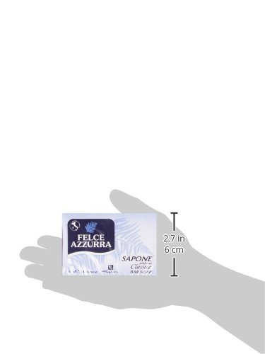 Felce Azzurra Classic Perfume Soap - 3 Pack (100g Each) | Gentle Cleansing for Sensitive Skin, Perfect for Daily Use & Travel