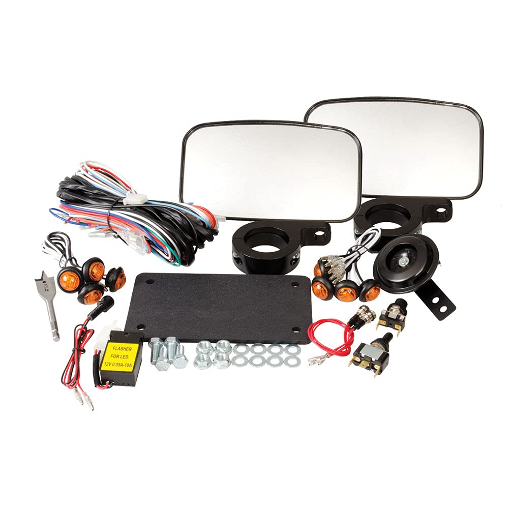 TUSK UTV Horn & Signal Kit with Mirrors for CAN-AM Maverick Max 1000 X ds 2015-2016 - Off-Road Safety Accessories for Dune Bashing & Trail Riding