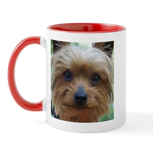 White/Red Inside - Yorkie Mug