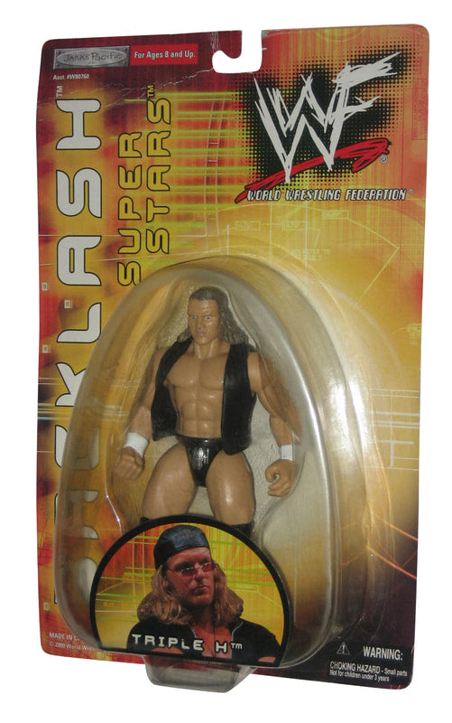 WWF Jakks Pacific Backlash Series 1 Triple H Action Figure - 2000 Exclusive Collectible for Wrestling Fans & Display Cases
