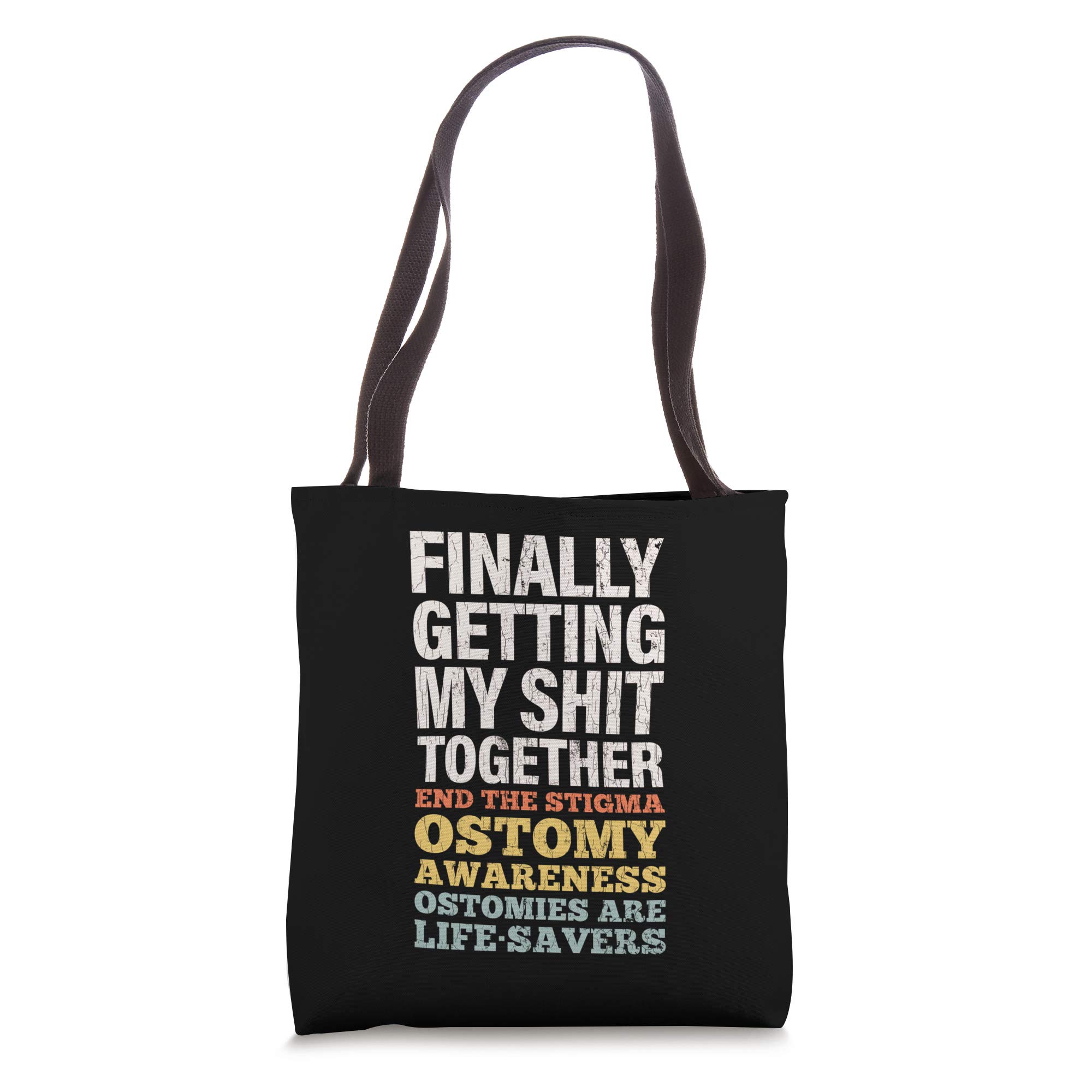 Ostomy Cancer Survivor Gifts - Inspirational Happy Apparel Tote Bag for Women & Men | Perfect for Chemo Support, Awareness Events & Daily Use