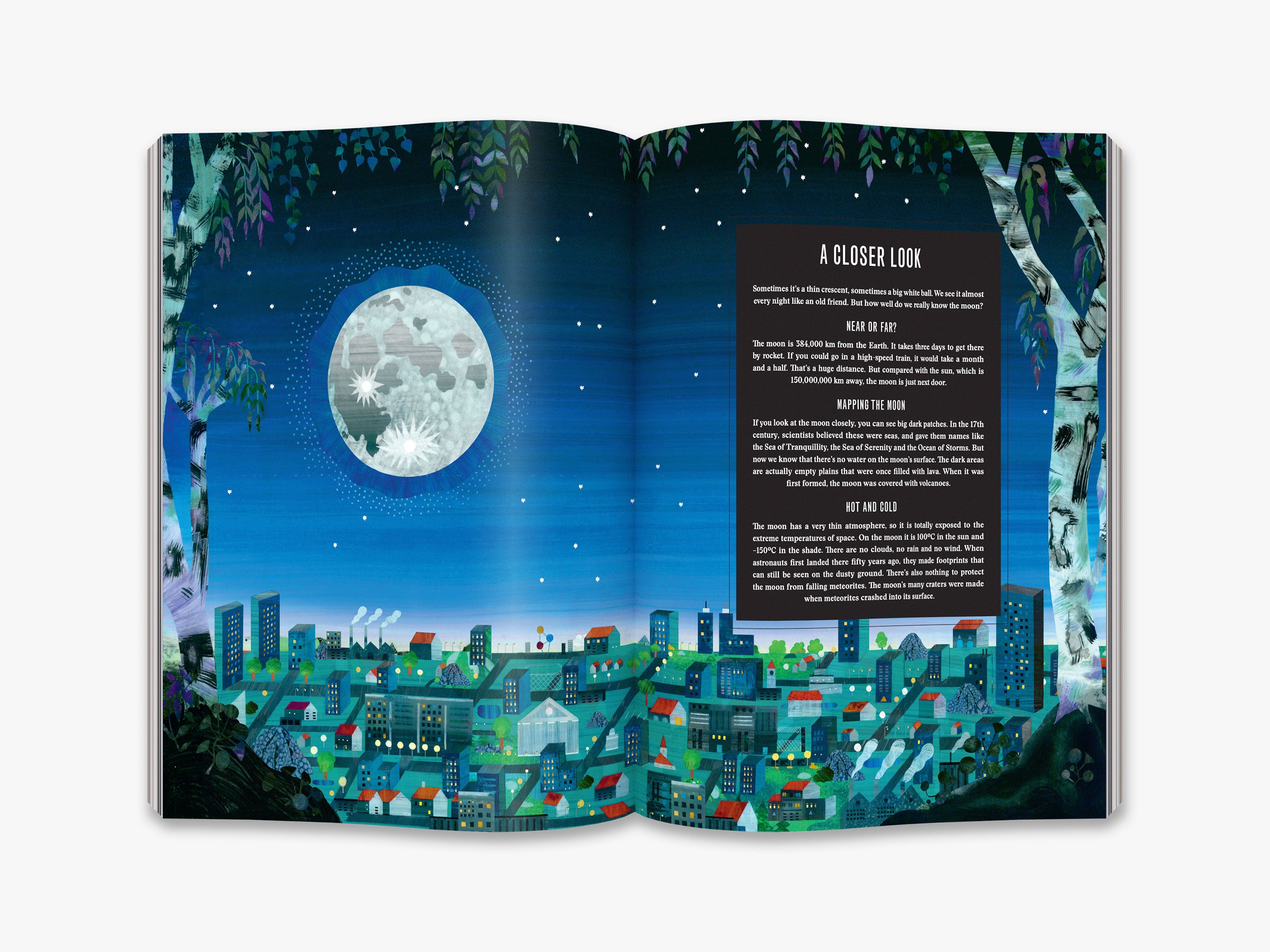 Pop Up Moon Book - Interactive 3D Pop-Up Children's Educational Toy | Perfect for Bedtime Stories, Classroom Learning & Space-Themed Gifts