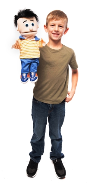 Joe Small 36 cm Hand Puppet - Soft Plush Animal Puppet for Kids, Interactive Storytelling Toy for Classroom & Home Play (Code 12) | Perfect for Puppet Shows, Early Education & Imaginative Play