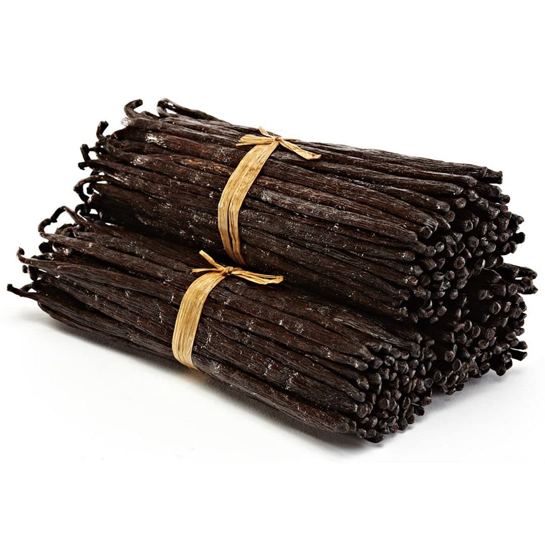 Premium Grade A Sri Lankan Vanilla Beans Whole Pods - 1 LB Bulk for Homemade Vanilla Extract, Baking, Ice Cream & Cooking | Perfect for Bakers, Chefs & DIY Vanilla Powder Making