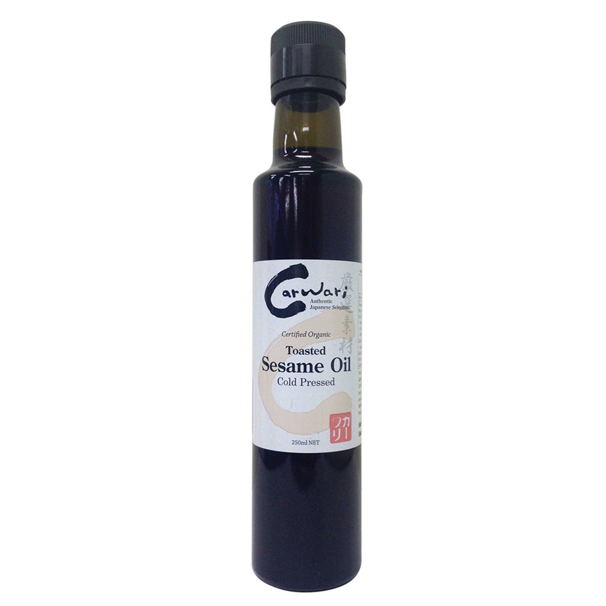 Organic Toasted White Sesame Oil by Carwari - Premium Cooking Oil for Asian Cuisine, Stir-Fry, Salad Dressing & Marinades