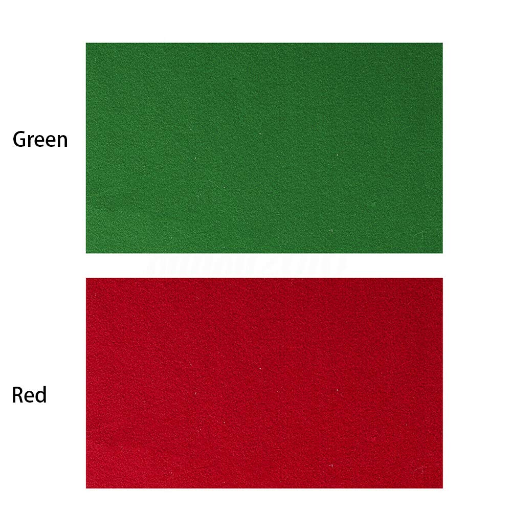 Premium 9 ft Pool Table Felt with 6 Felt Strips - High-Quality Billiard & Snooker Cloth for 9-Foot Tables - Durable Red Felt Accessories for Professional & Home Game Rooms