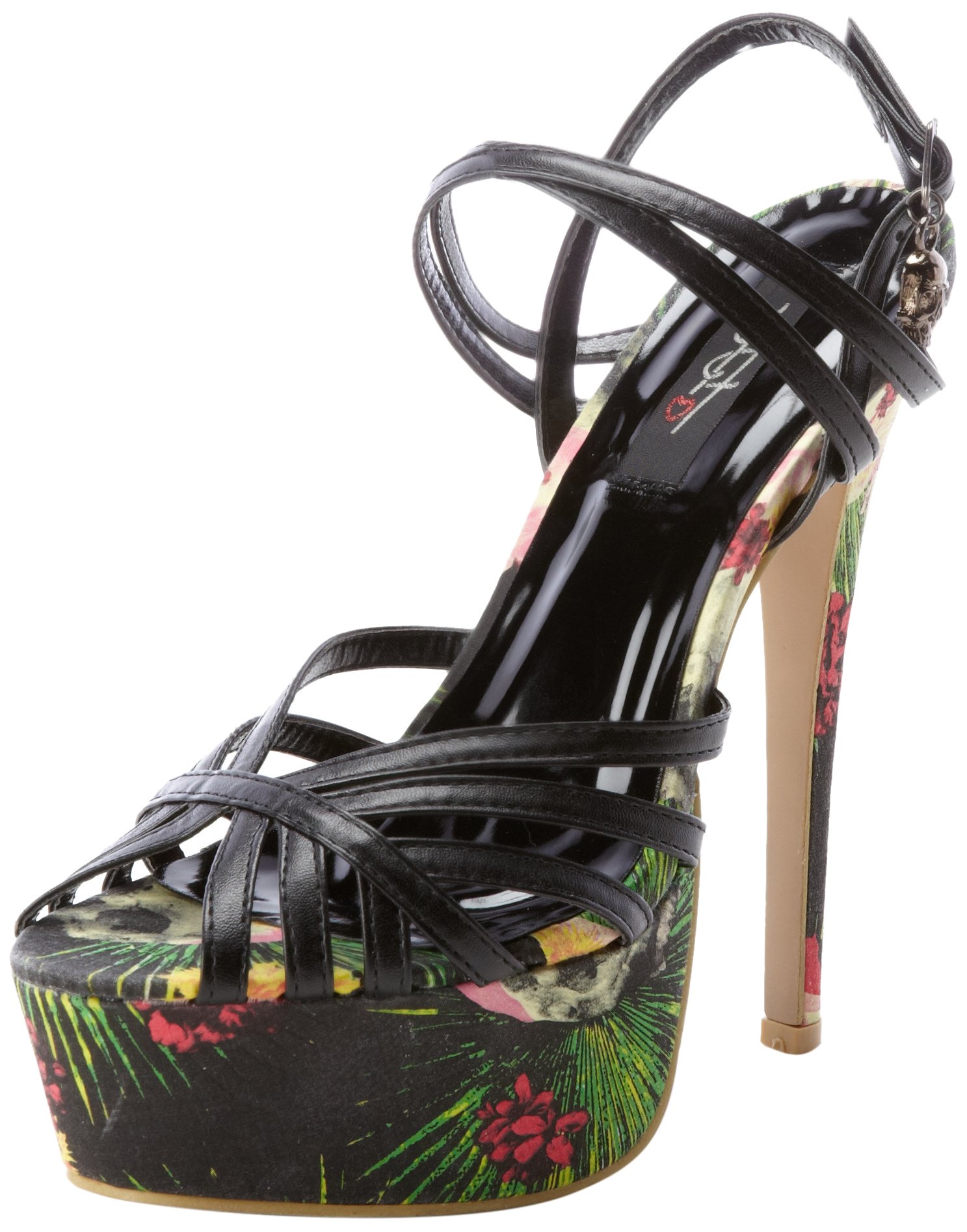 Iron Fist Women's Reina Muerte Super Platform Sandals | Gothic Punk Fashion Footwear | Perfect for Concerts, Halloween & Alternative Outfits