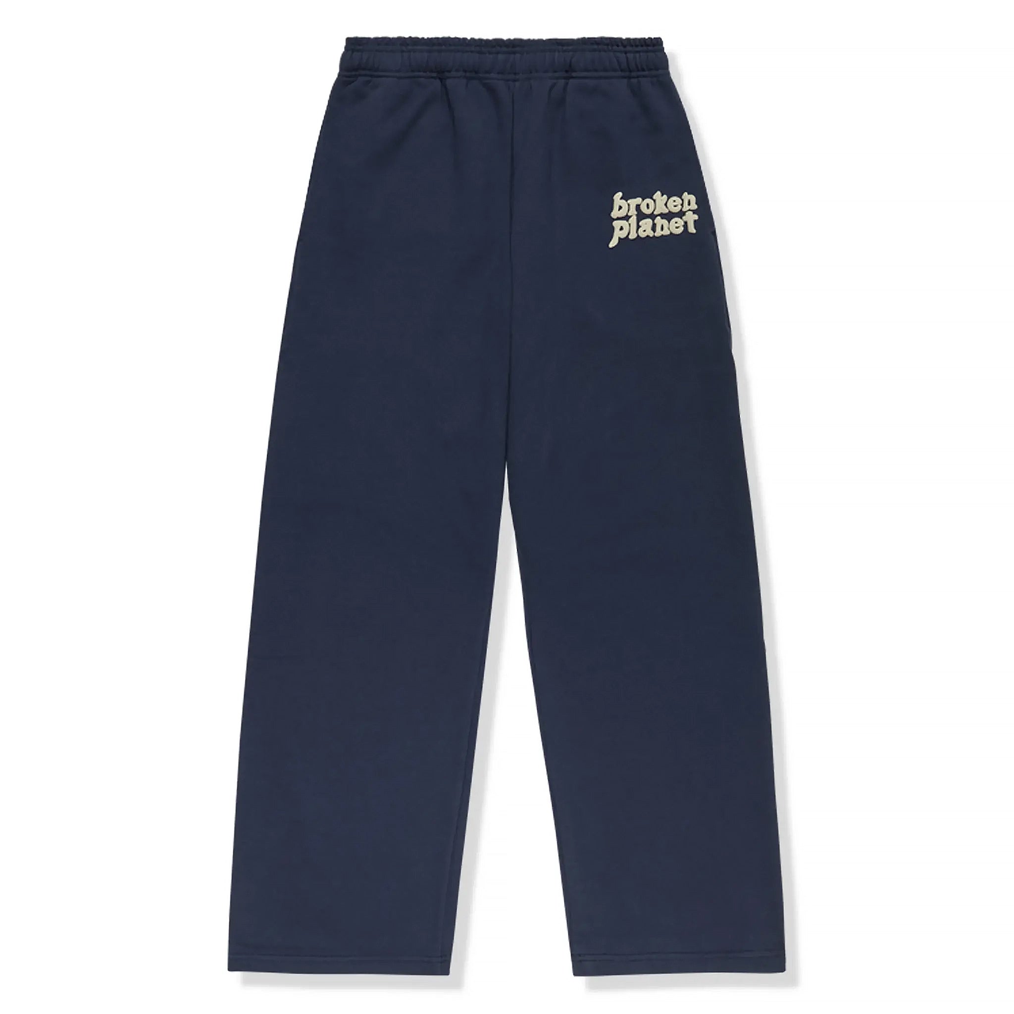 Broken Planet Basics Straight Leg Outer Space Blue Sweatpants for Men - Comfortable Casual Lounge Pants for Home, Gym & Streetwear Fashion