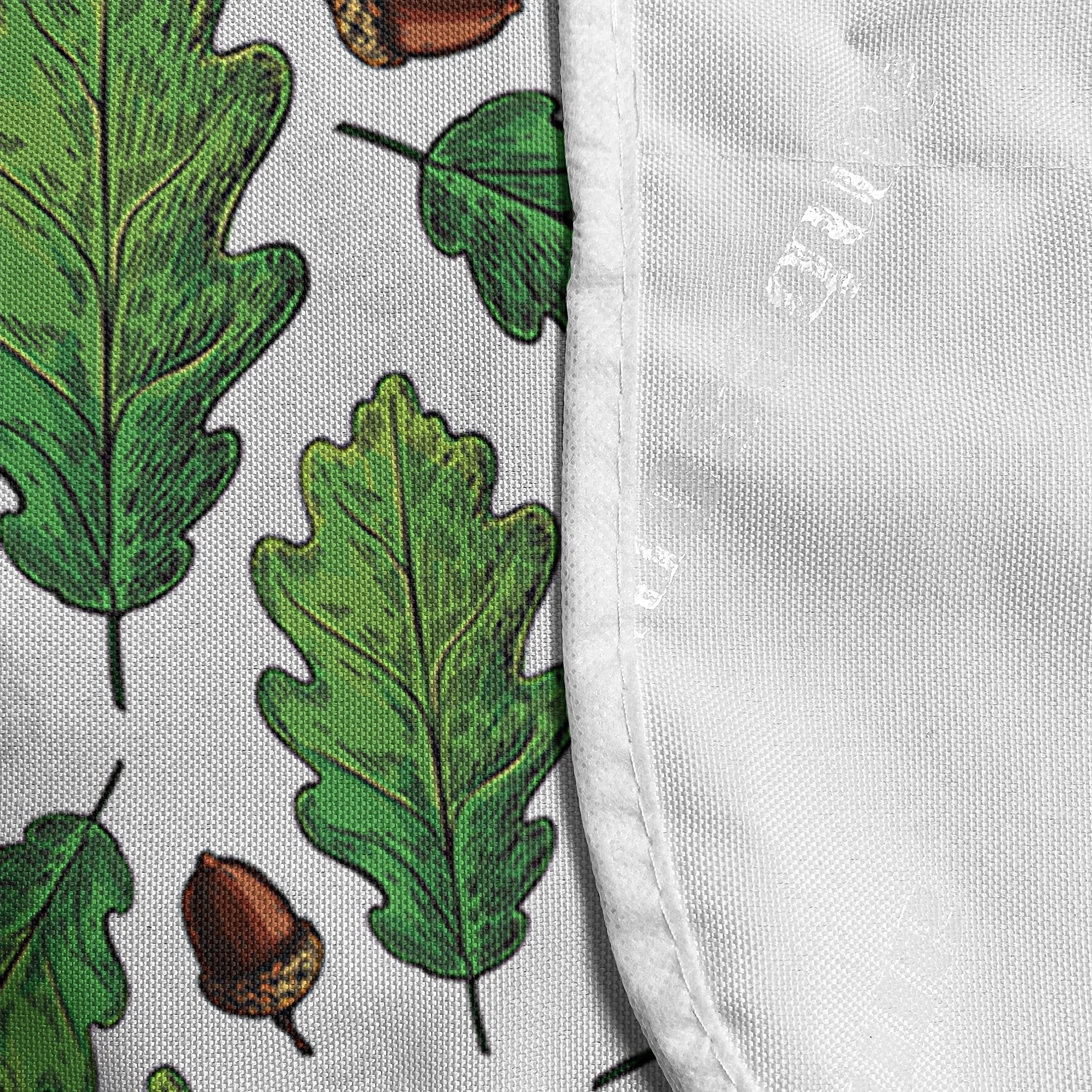 Ambesonne Oak Tree Microwave Cover - Waterproof Kitchen Organizer with Pockets, 36