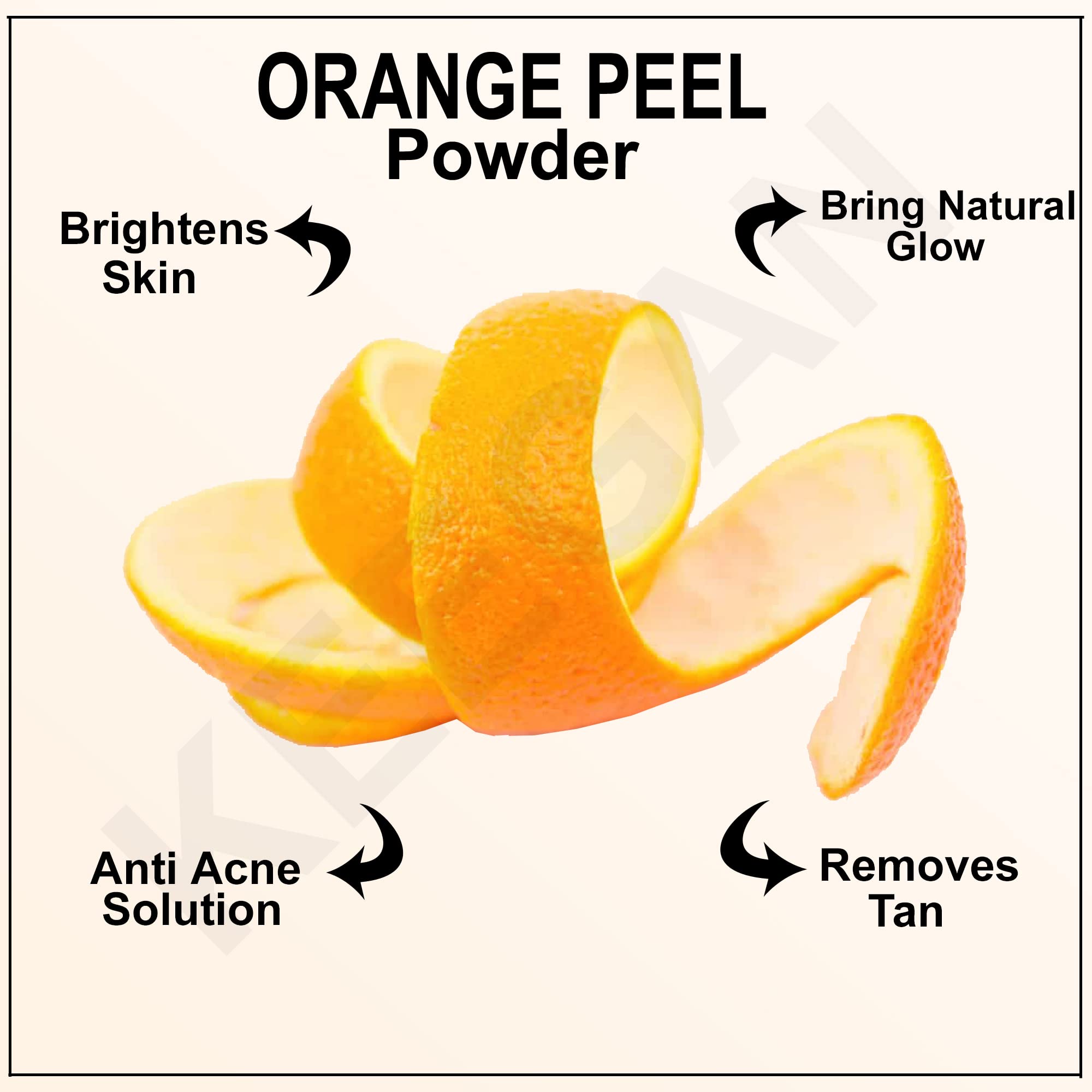 Organic Herbal Face Pack Powder - Orange Peel, Multani Mitti, Sandalwood, Rose Petals & Neem for Glowing Skin | 250g | Natural Skin Care for Acne, Dark Spots & Brightening | DIY Facial Mask & Spa Treatment